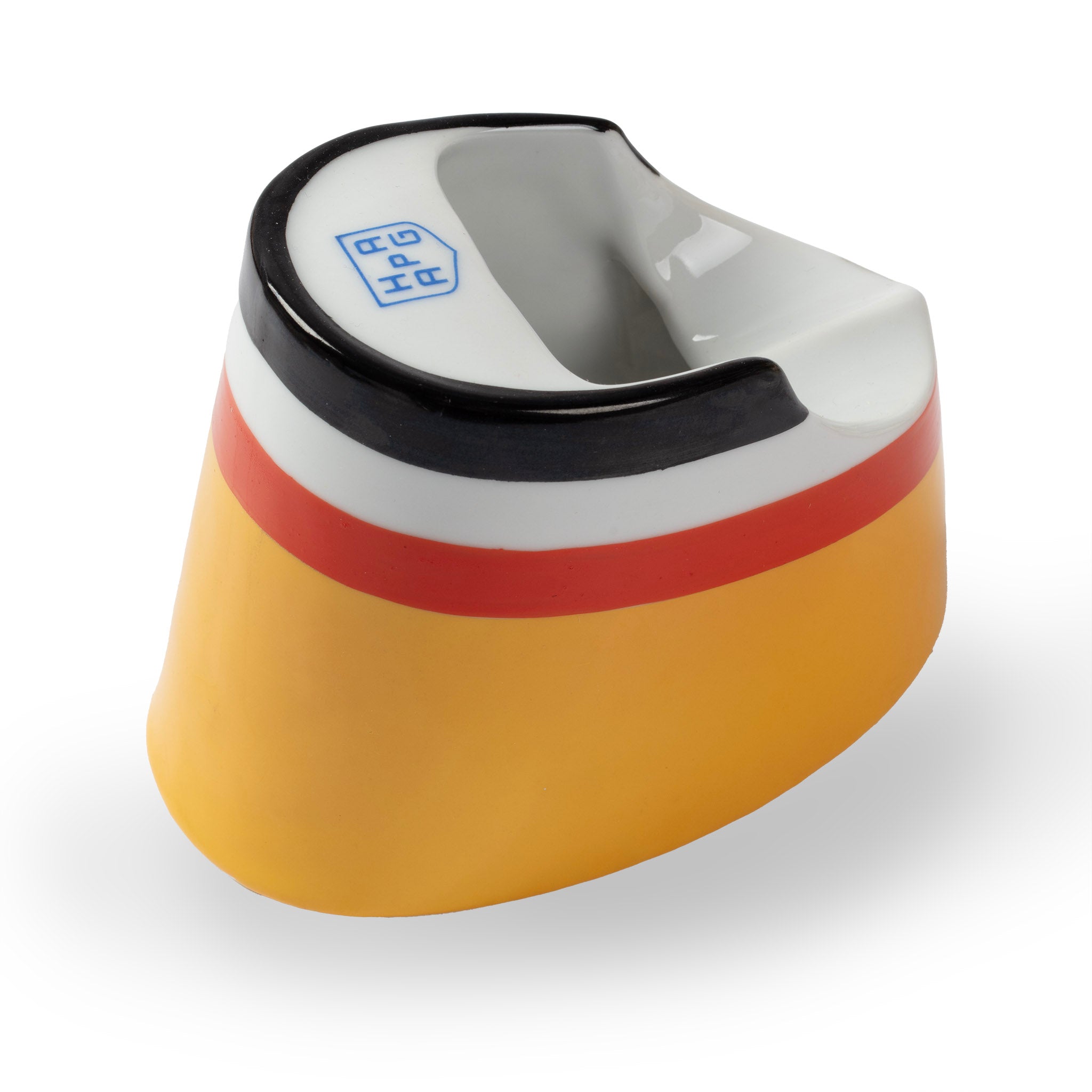 Vintage Hamburg America Line Ocean Liner Funnel Ashtray