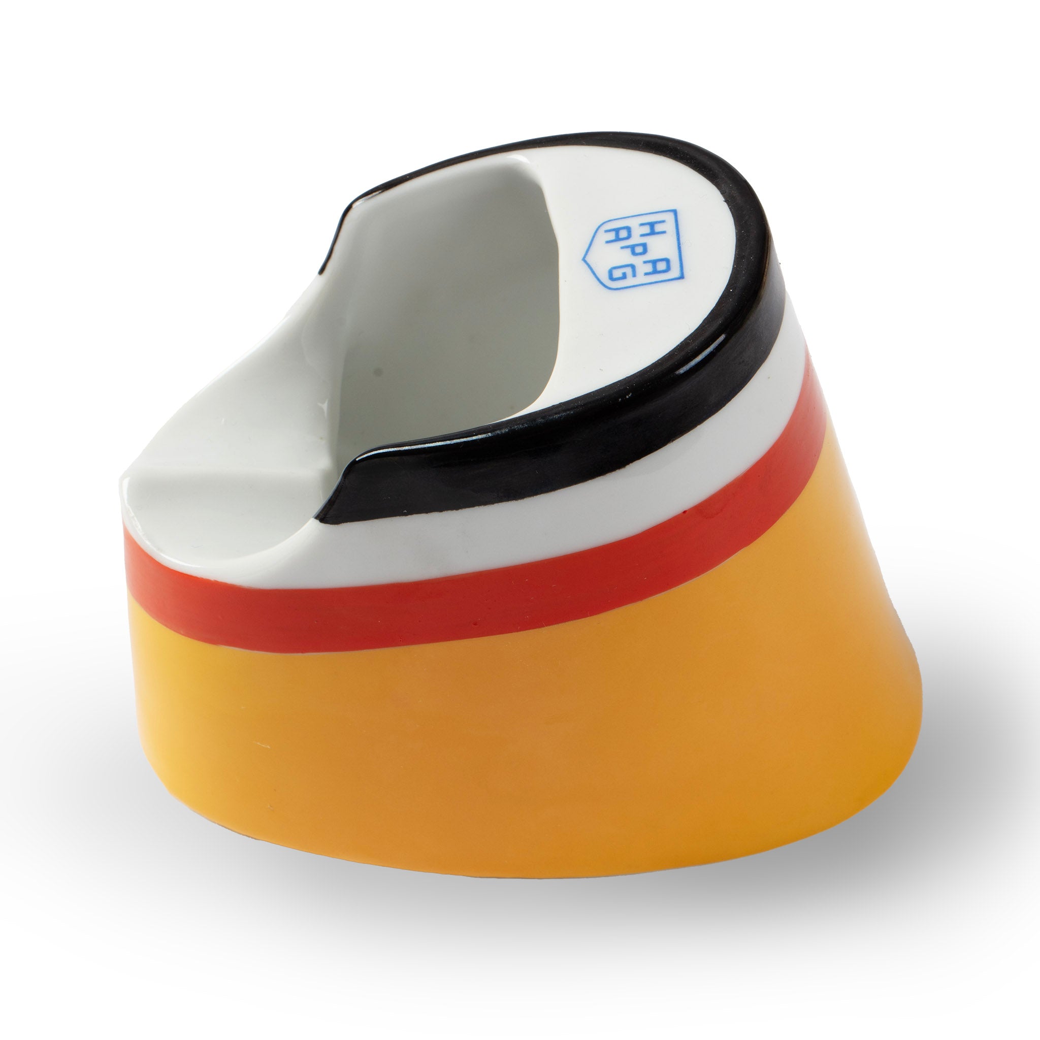 Vintage Hamburg America Line Ocean Liner Funnel Ashtray