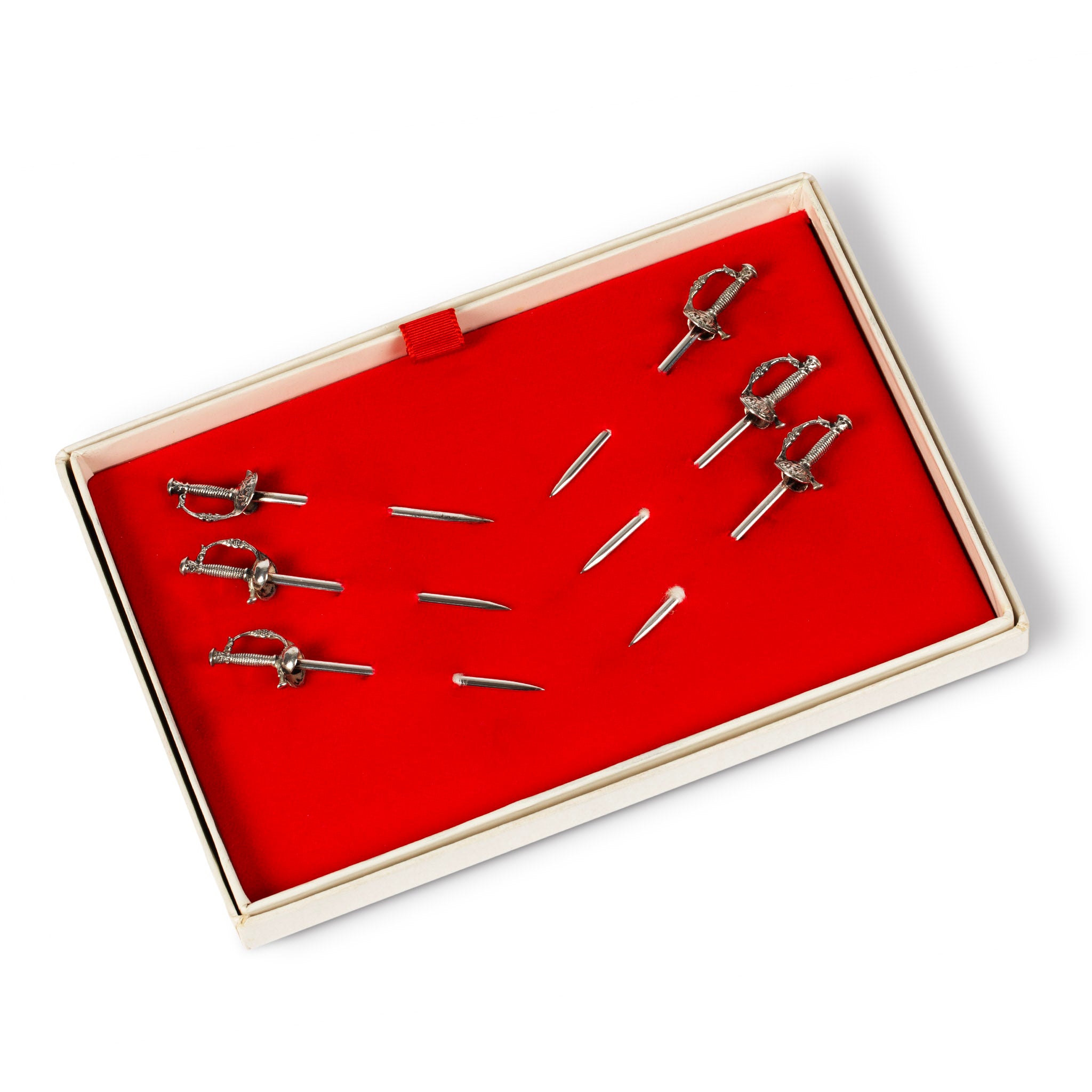 Tiffany & Co. Sterling Silver Sword Cocktail Picks