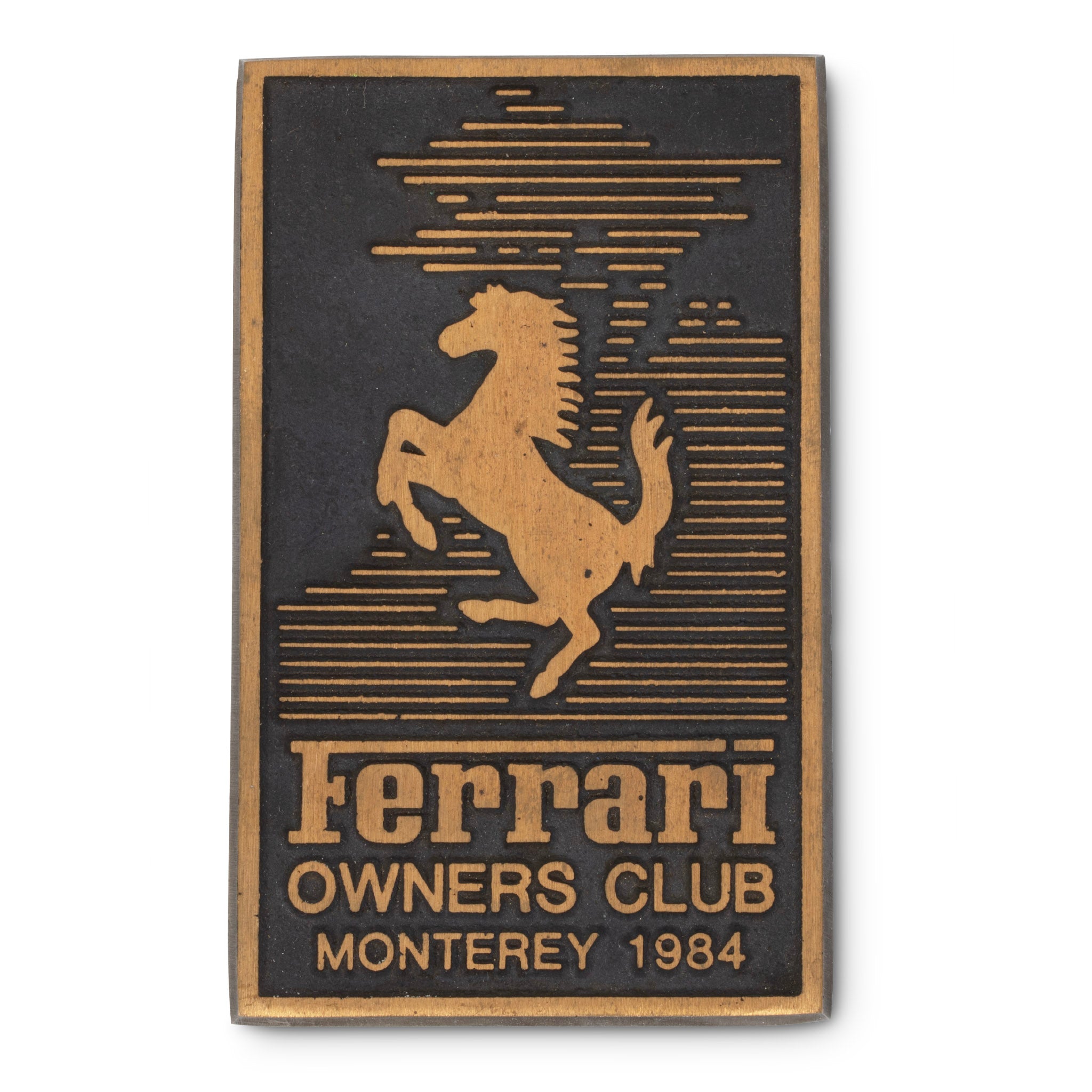 Vintage Ferrari Owners Club Paperweight