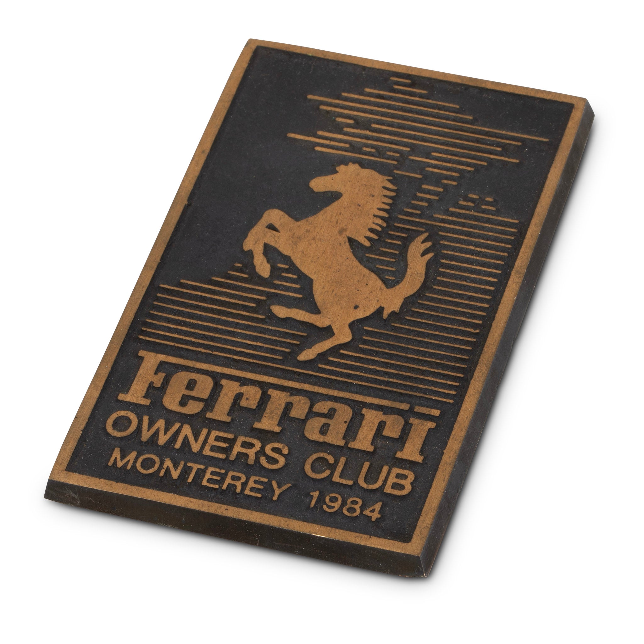 Vintage Ferrari Owners Club Paperweight