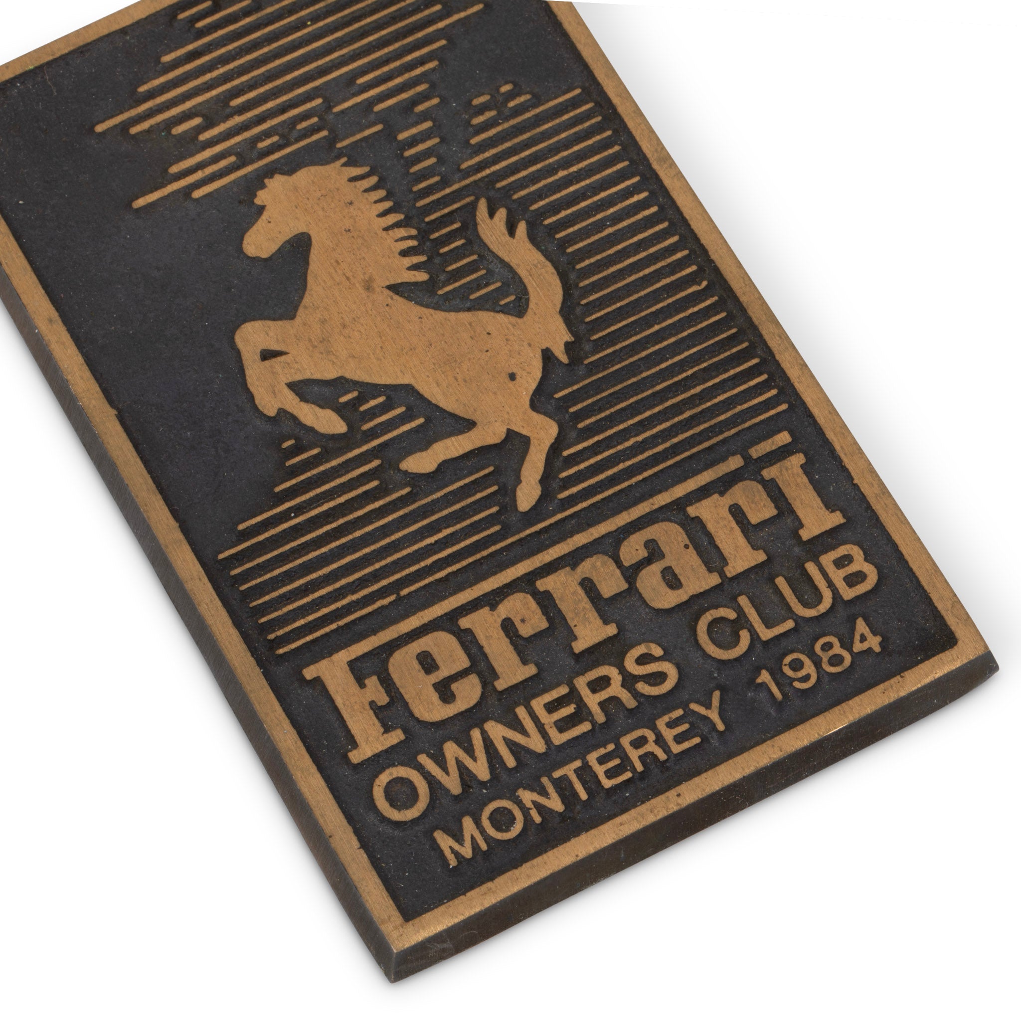 Vintage Ferrari Owners Club Paperweight