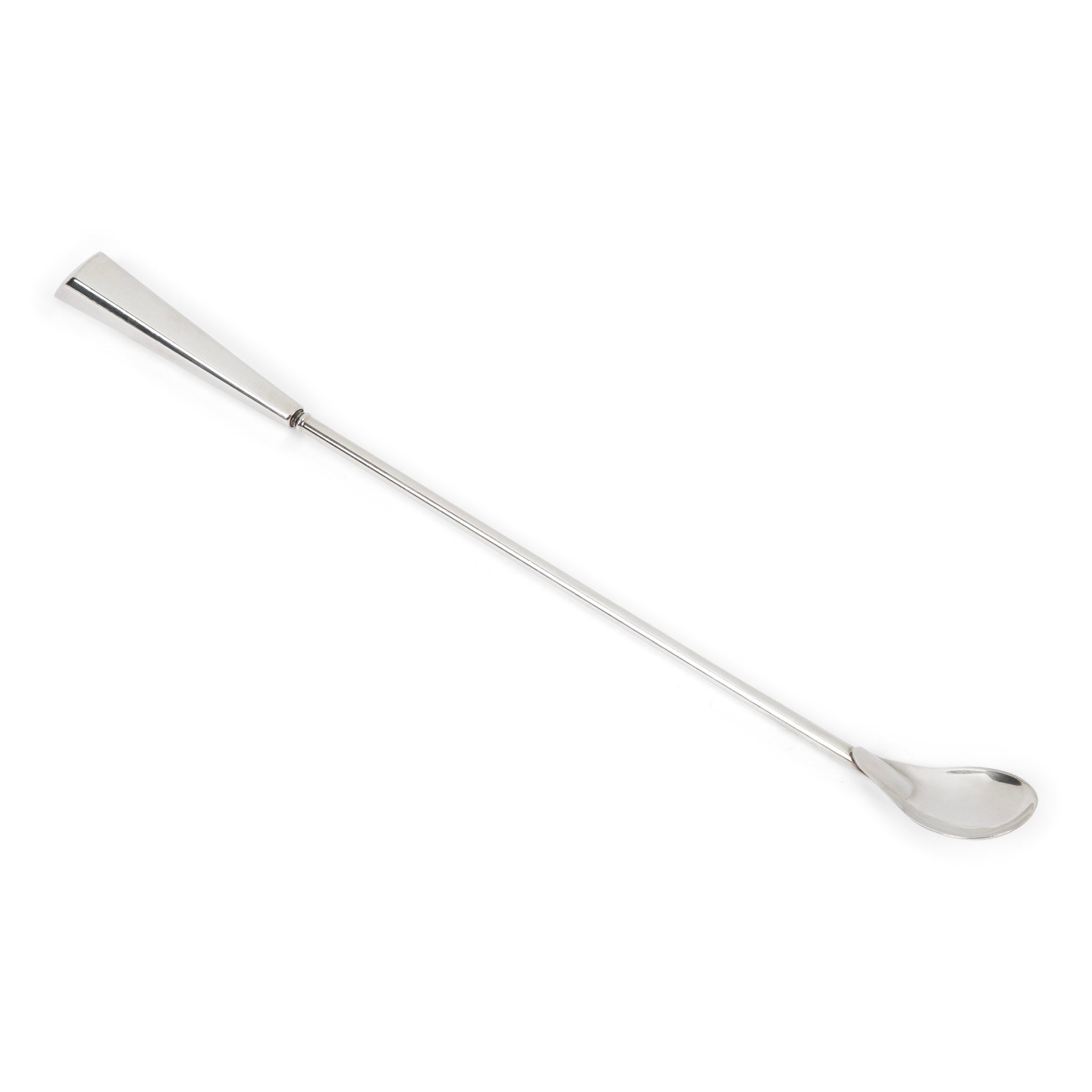 Art Deco John Hasselbring Sterling Silver Long Bartender's Spoon
