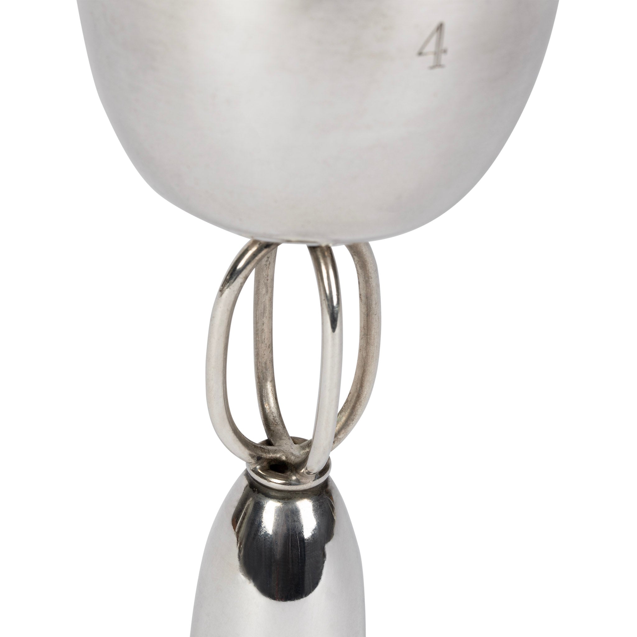 Napier Art Deco Silver-Plated Double Jigger & Spirit Measure