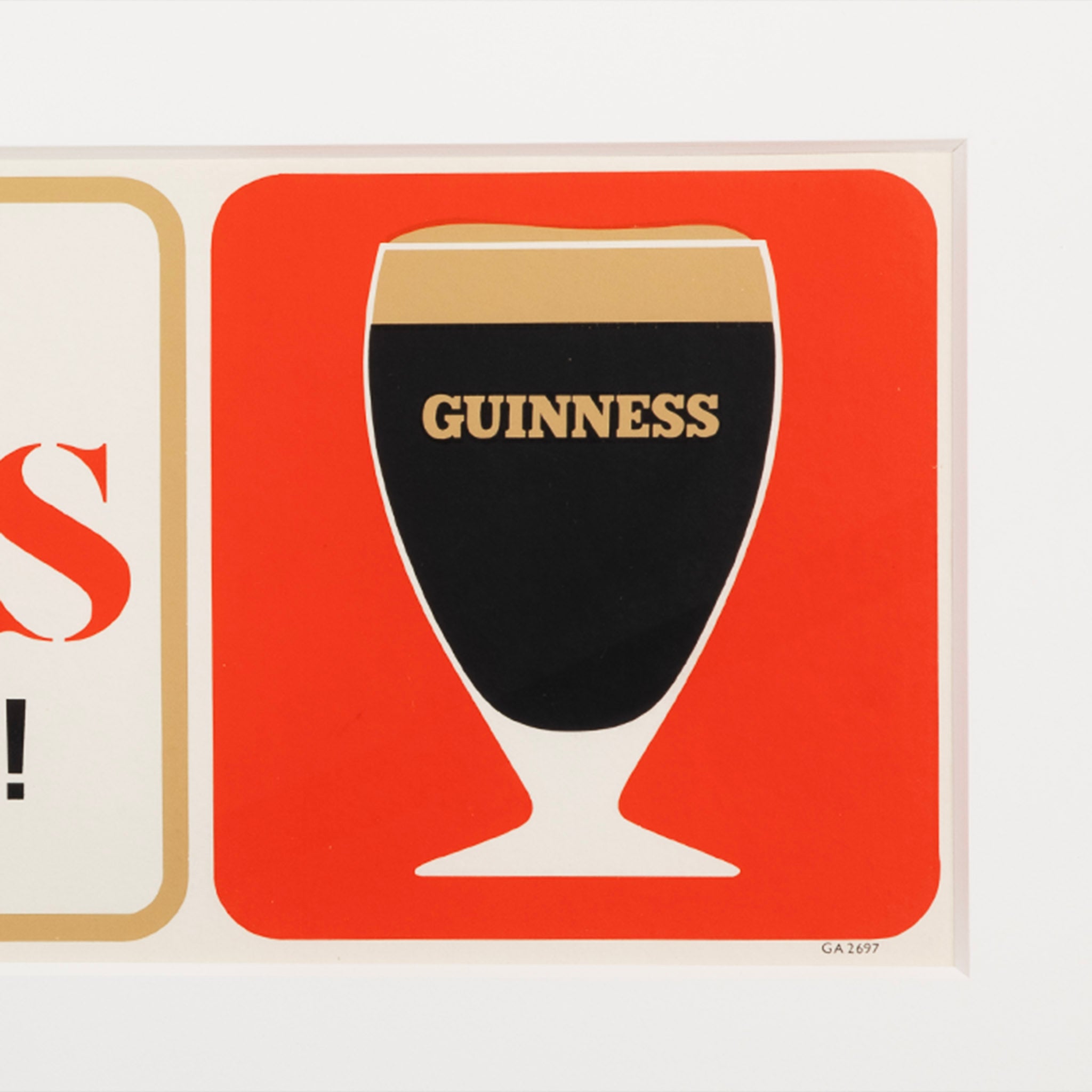 Framed Down with Guinness You'll Feel Better! Original Poster