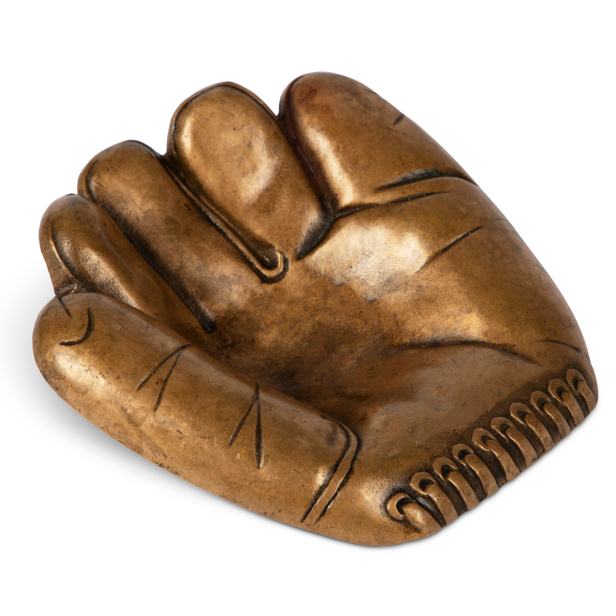 Bronze Baseball Glove Ashtray