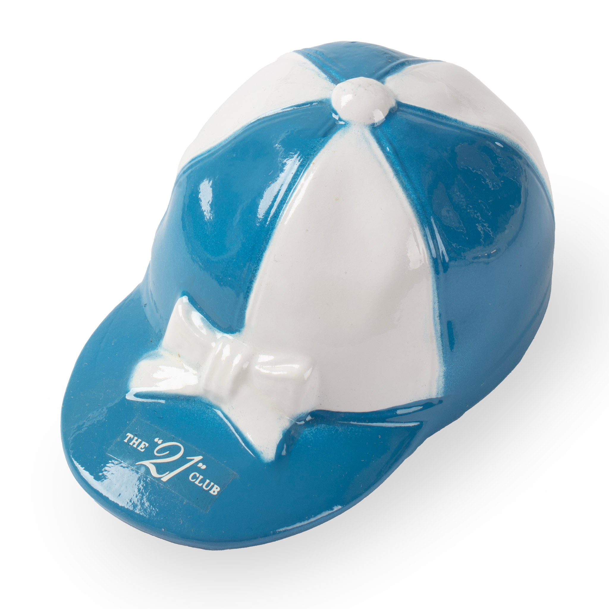 '21' Club Blue & White Jockey Cap Bottle Opener