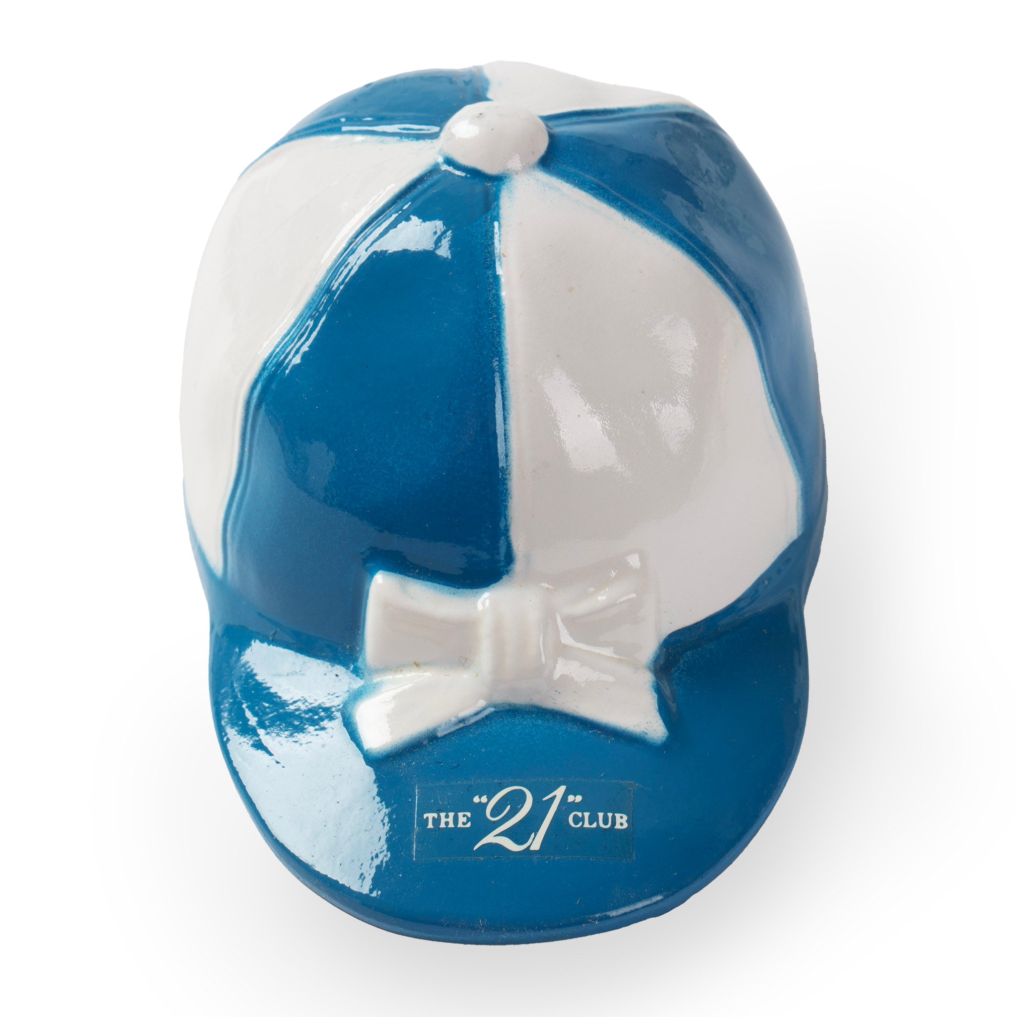 '21' Club Blue & White Jockey Cap Bottle Opener