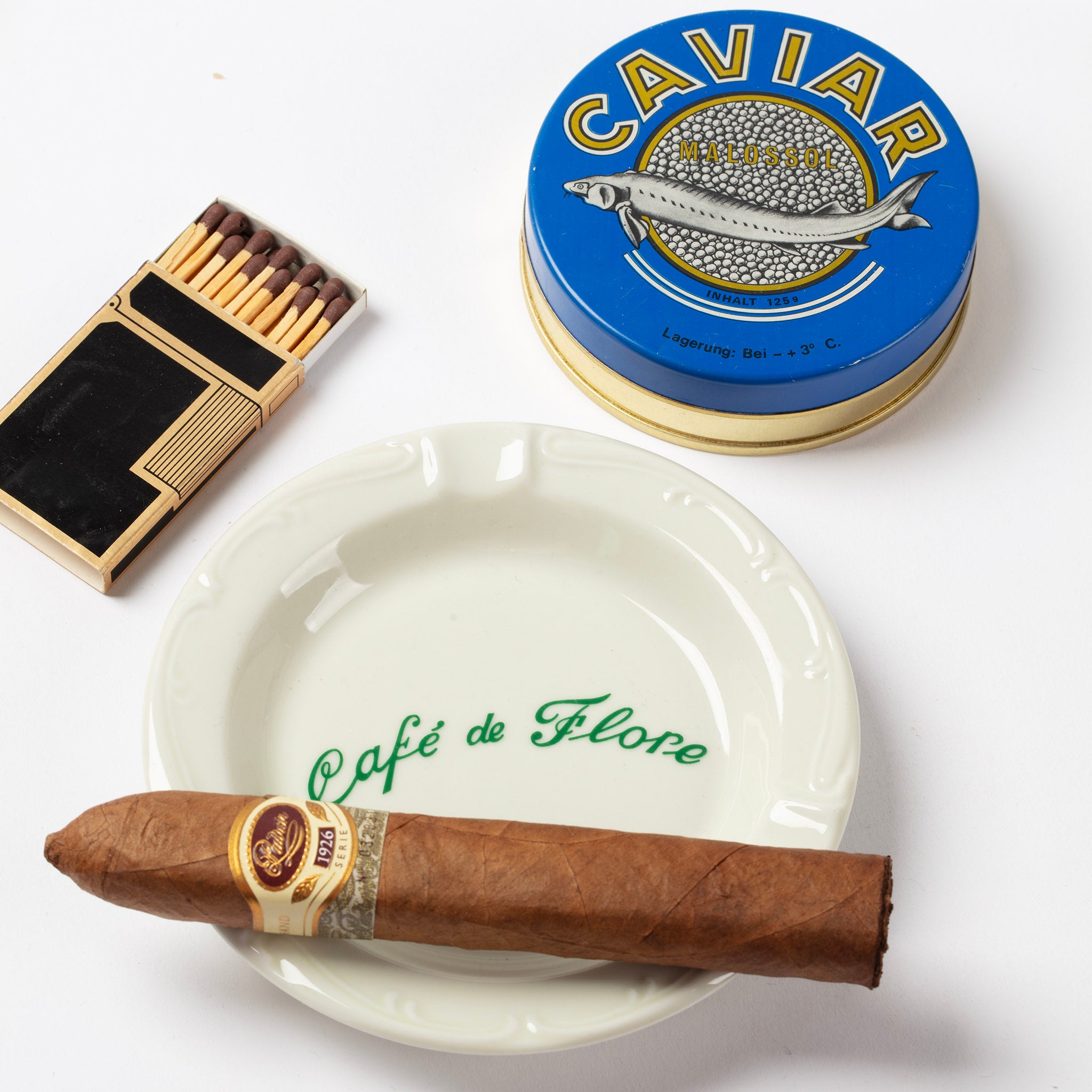 Café de Flore Porcelain Vintage Ashtray