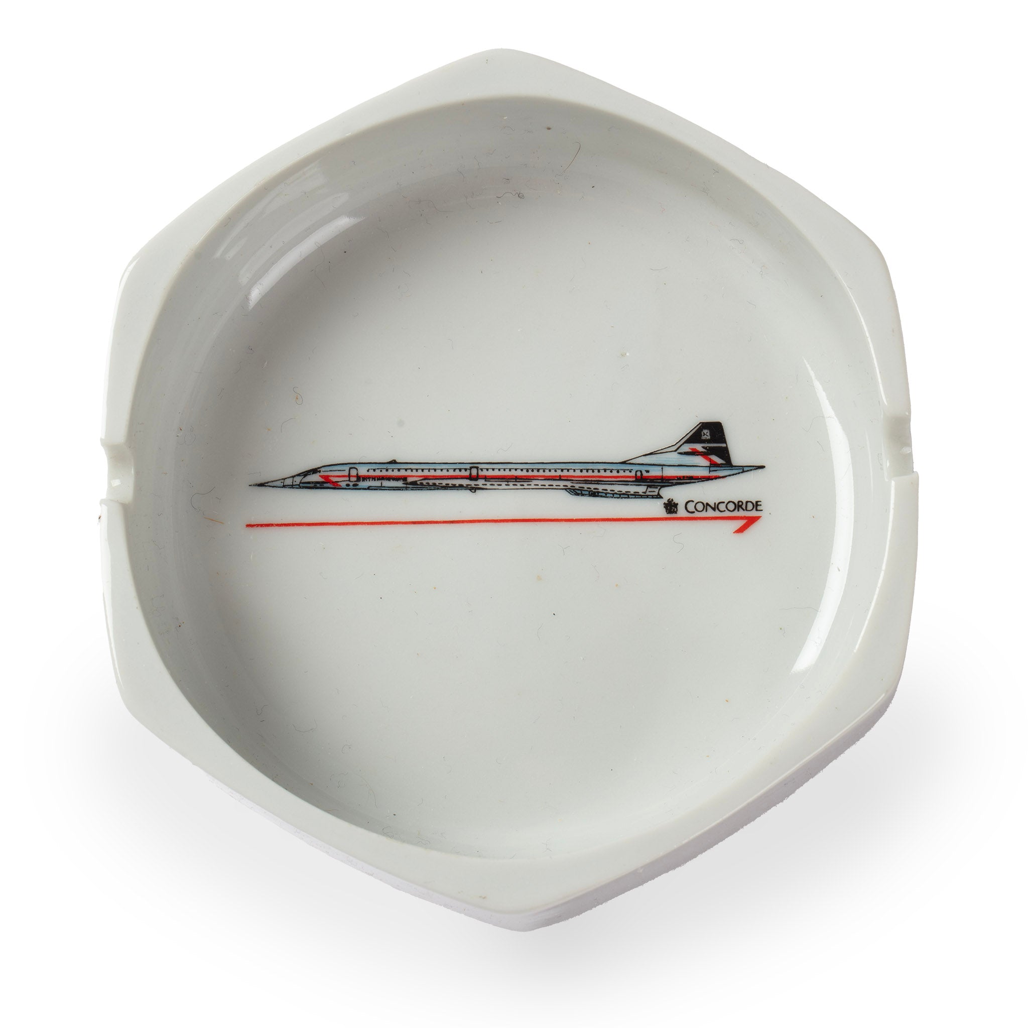 Vintage Concorde Jet British Airways Ashtray