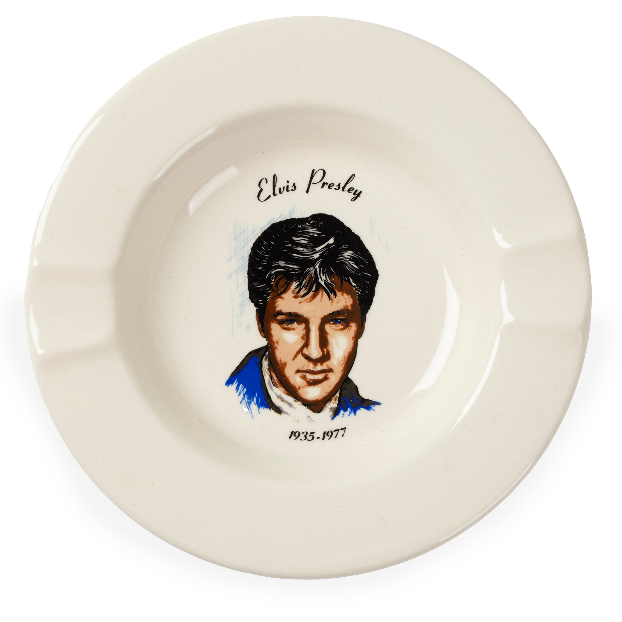 Vintage Elvis Presley Ceramic Ashtray