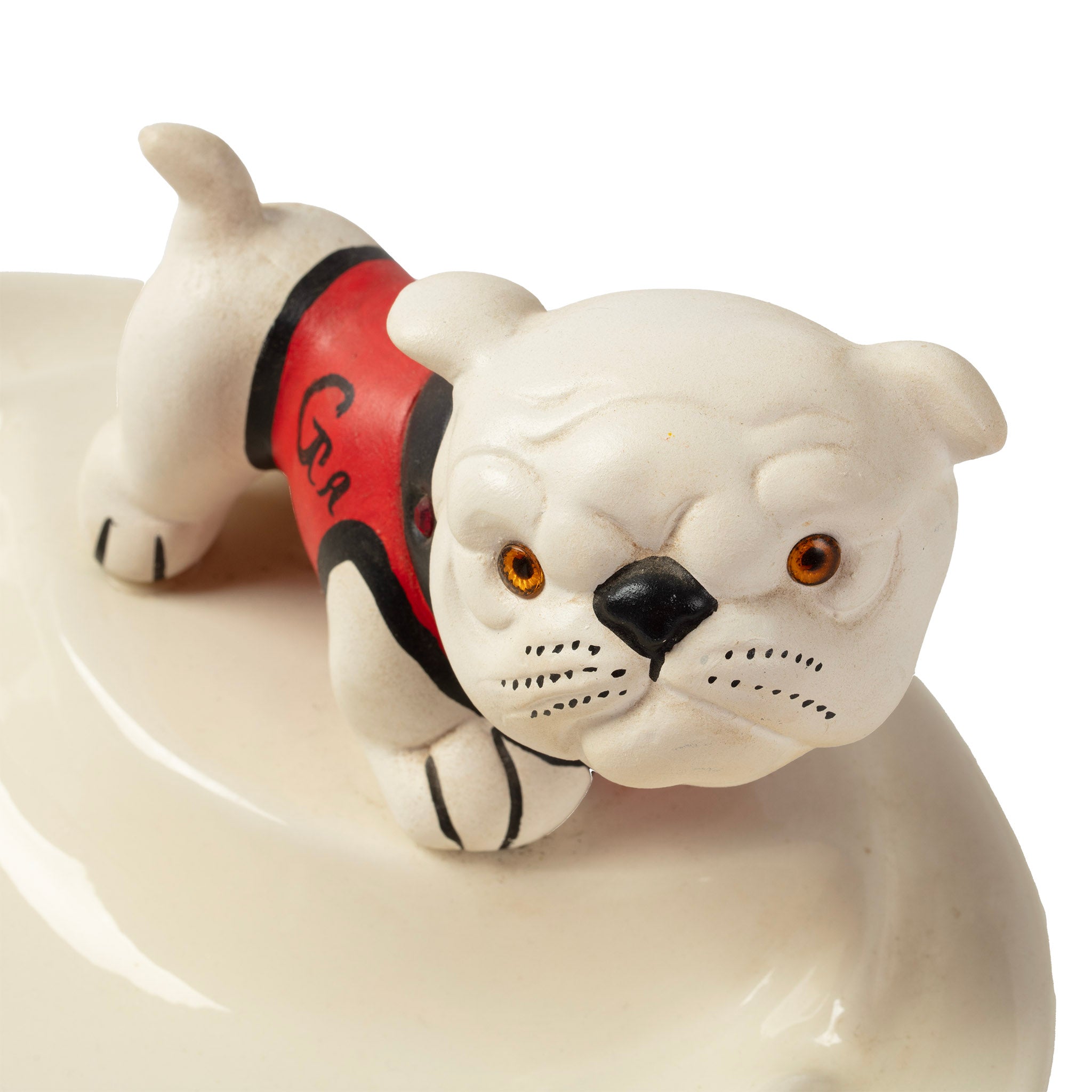 Georgia University Bulldog Ceramic Ashtray