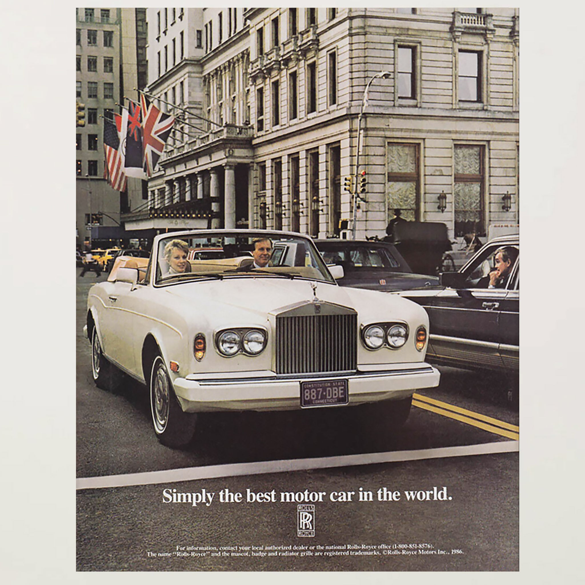 Framed Rolls-Royce Simply the Best Advertisement