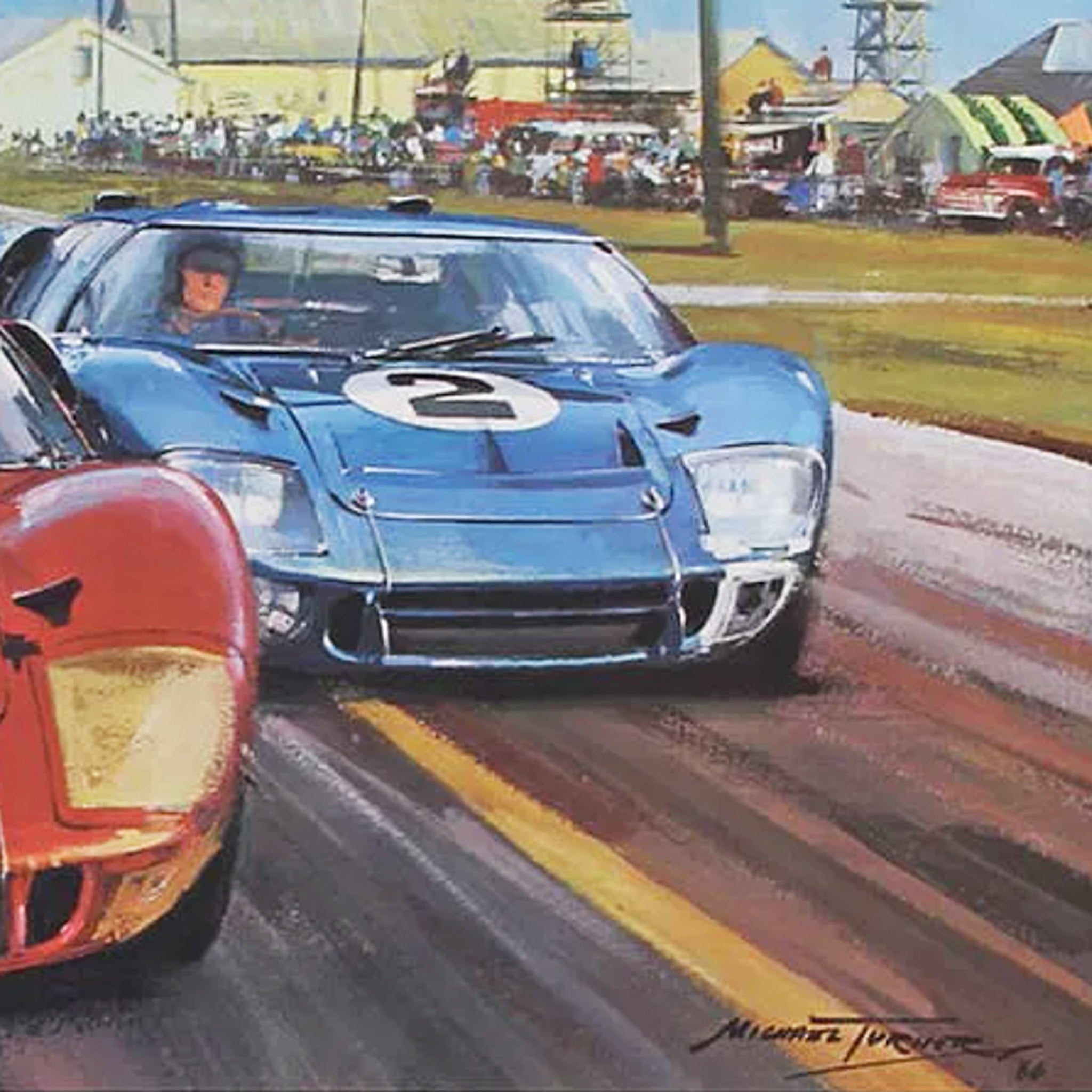 Original 1967 Sebring Racing Poster – Michael Turner