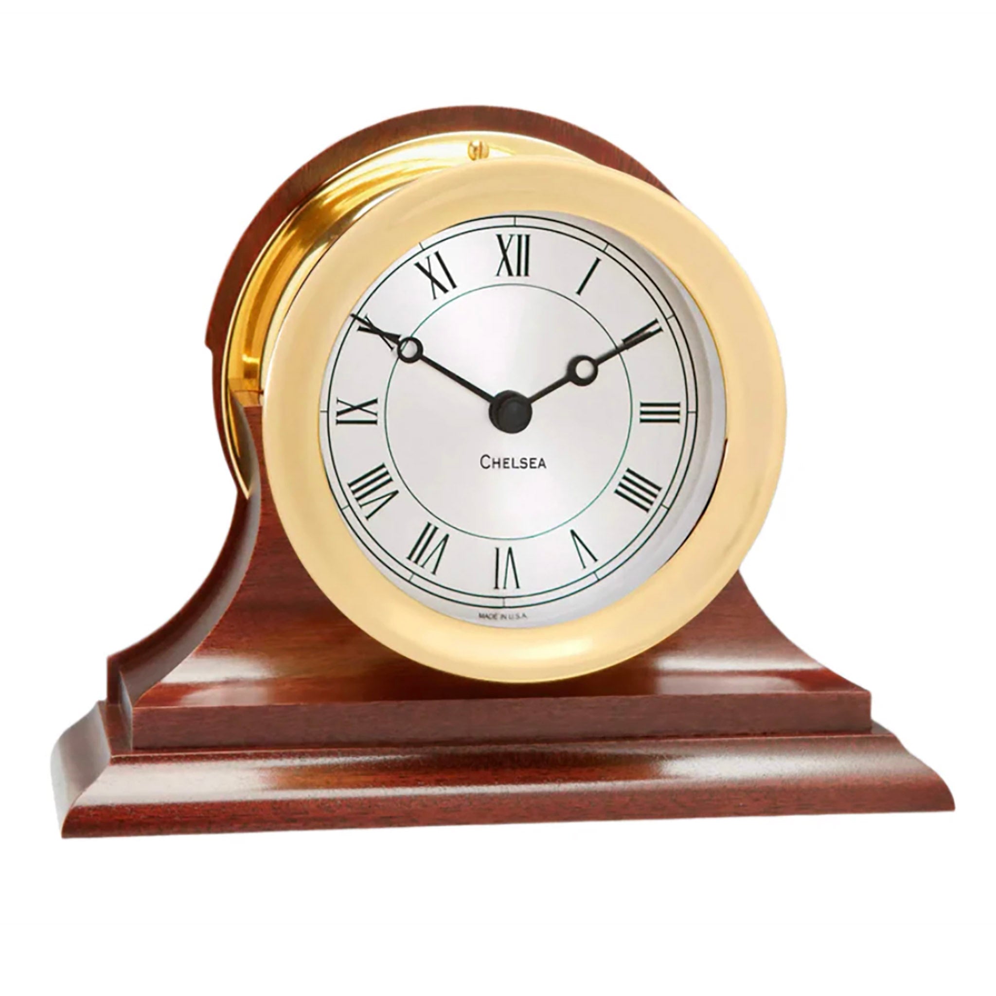 Chelsea Clock Presidential Clock in Brass