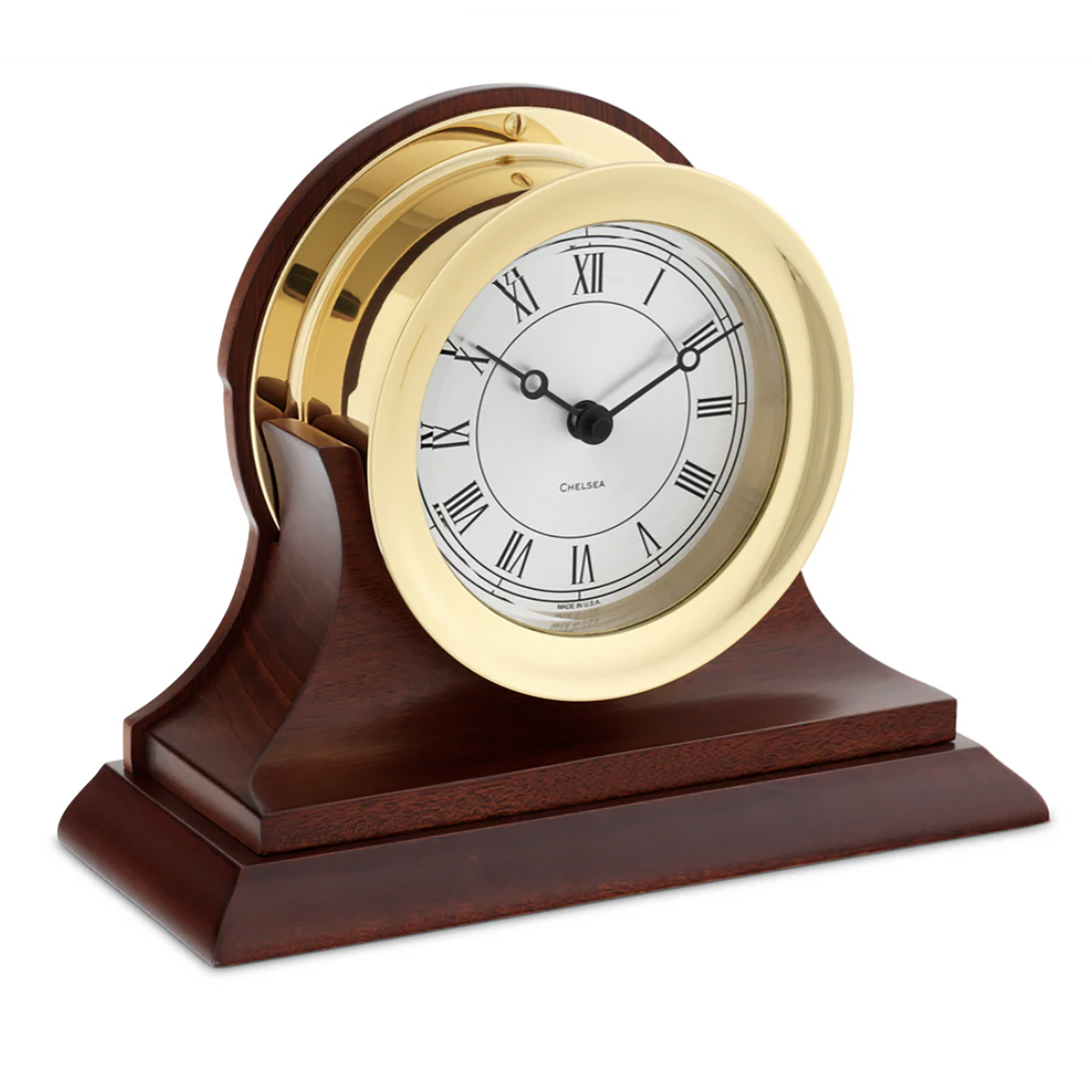 Chelsea Clock Presidential Clock in Brass