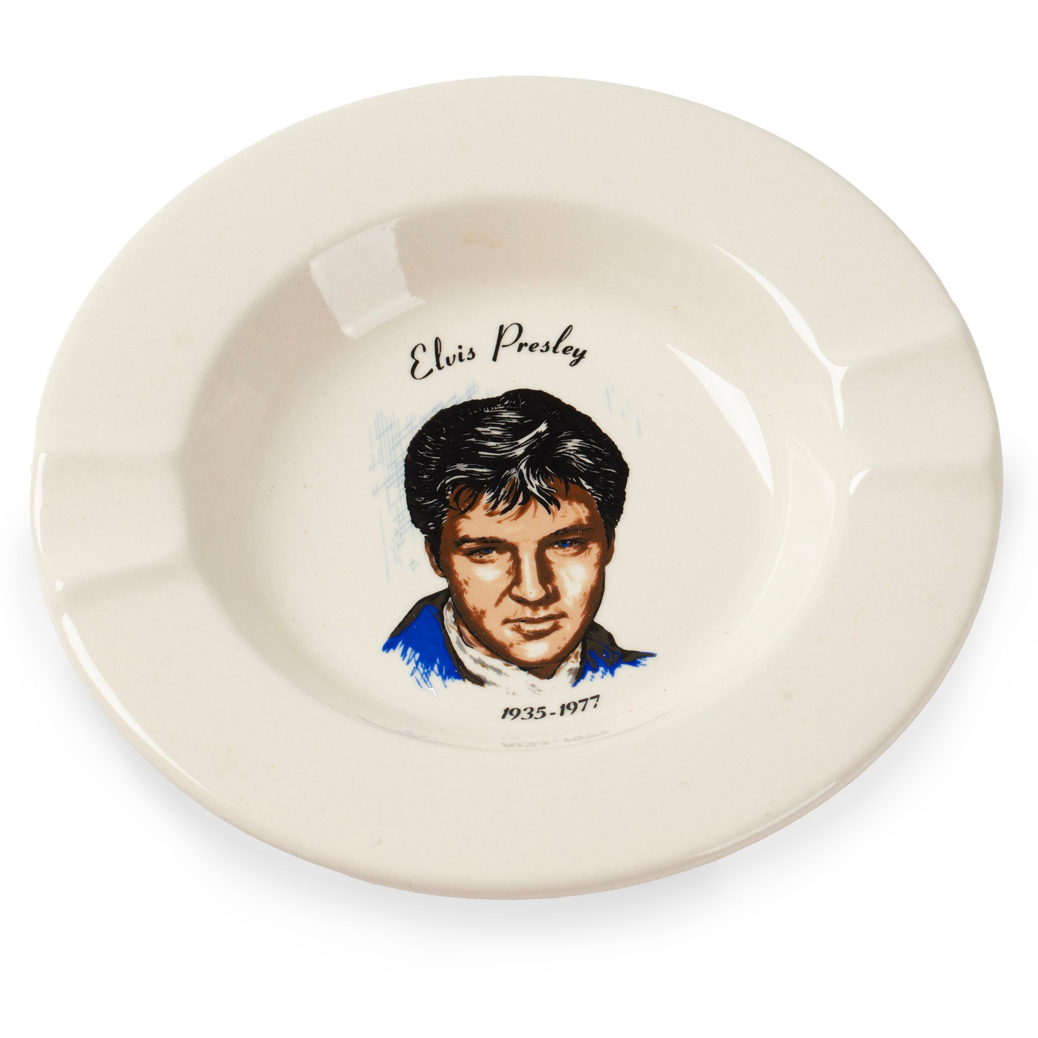 Vintage Elvis Presley Ceramic Ashtray