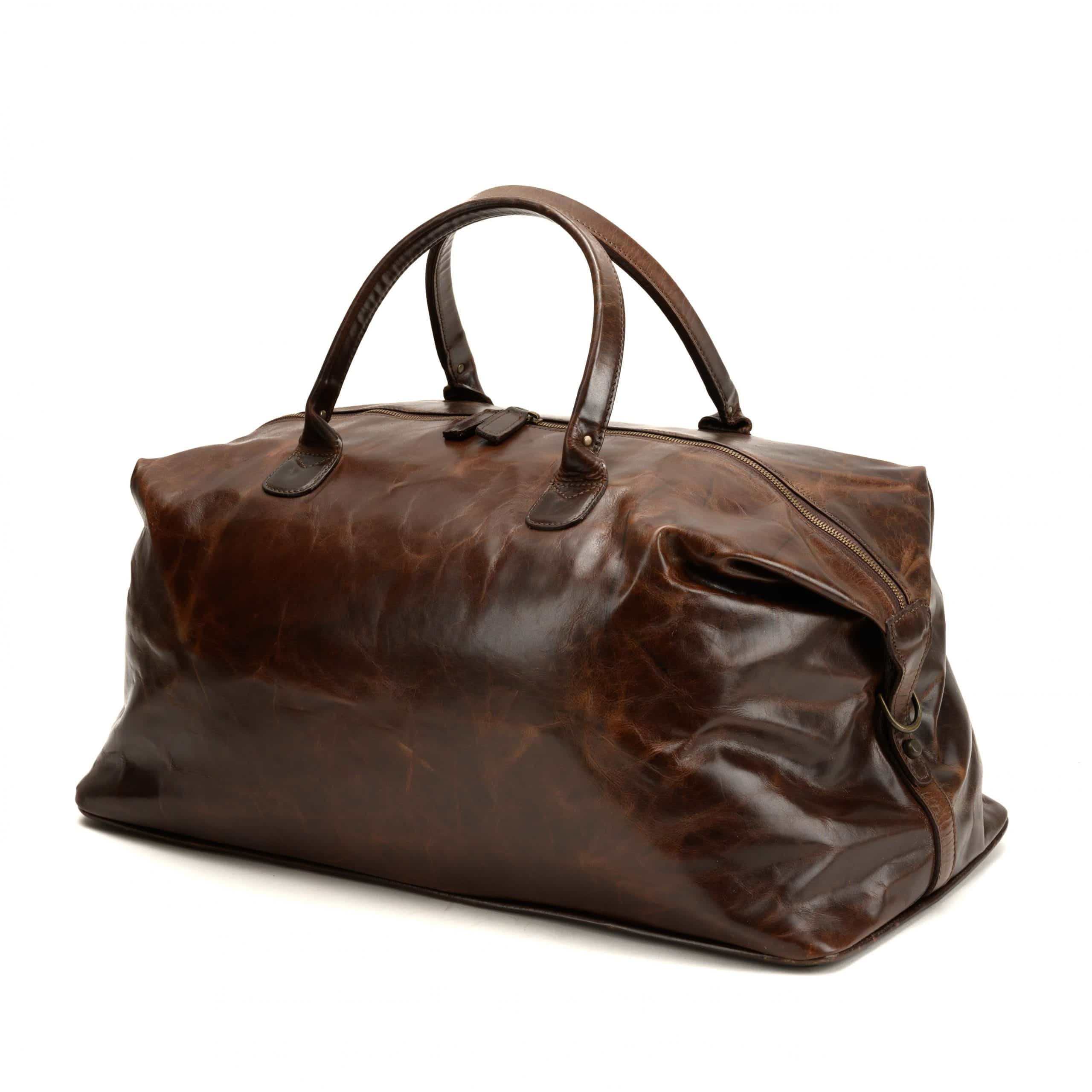 Moore & Giles Benedict Weekend Bag Brompton Brown