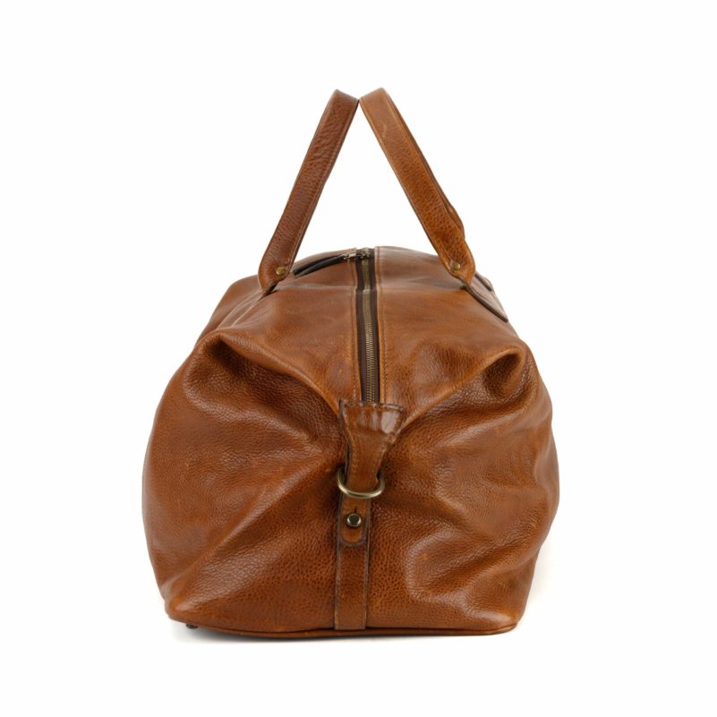 Moore & Giles Benedict Weekend Bag Titan Milled Honey