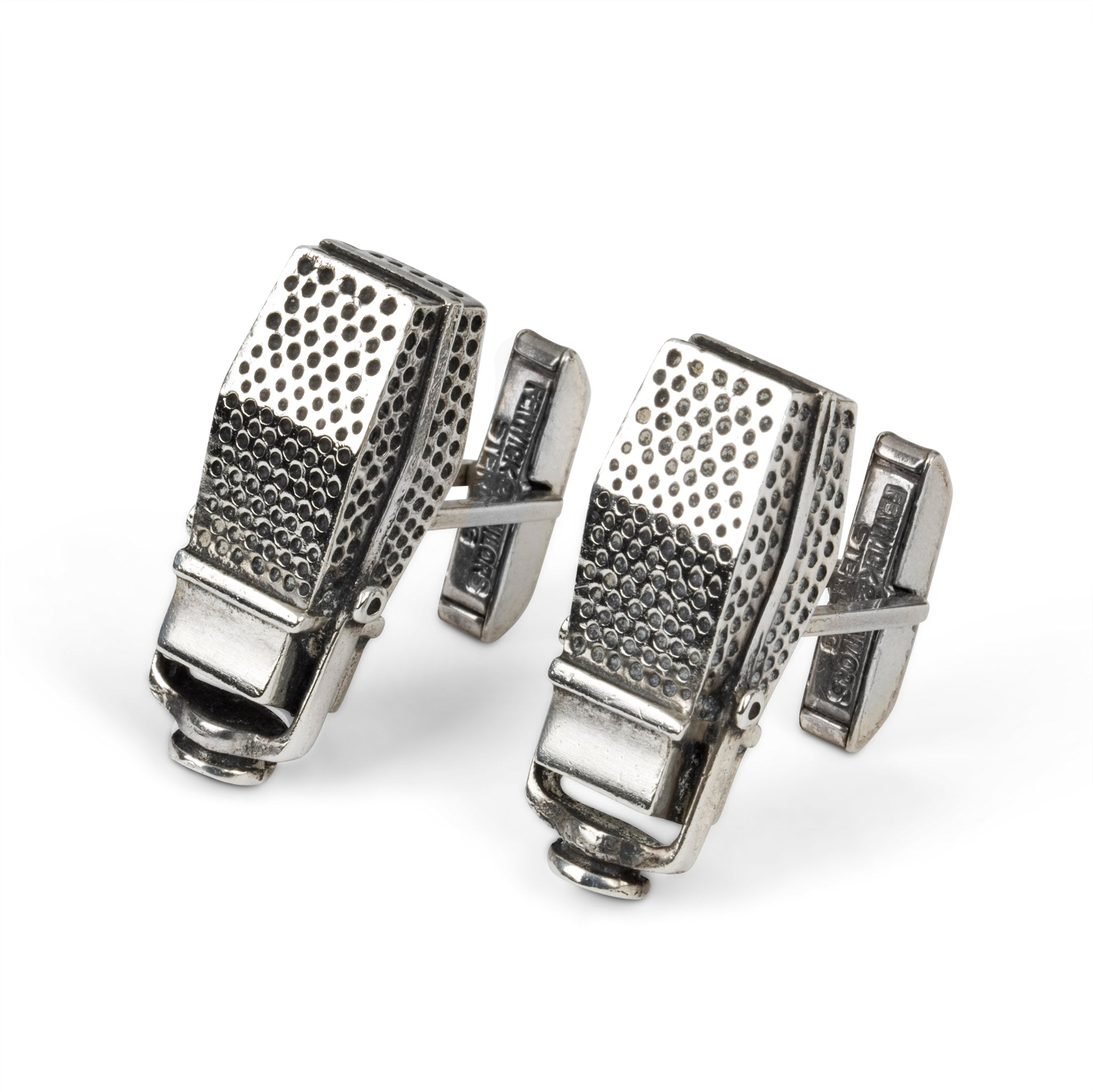 Fenwick & Sailors Sterling Microphone Cufflinks