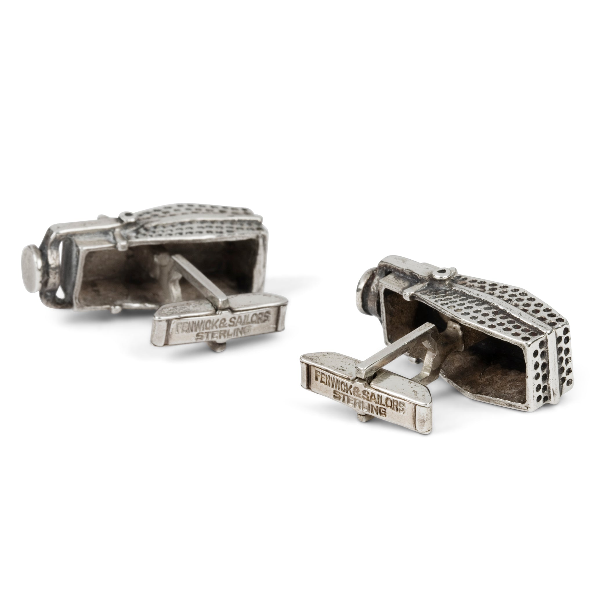 Fenwick & Sailors Sterling Microphone Cufflinks