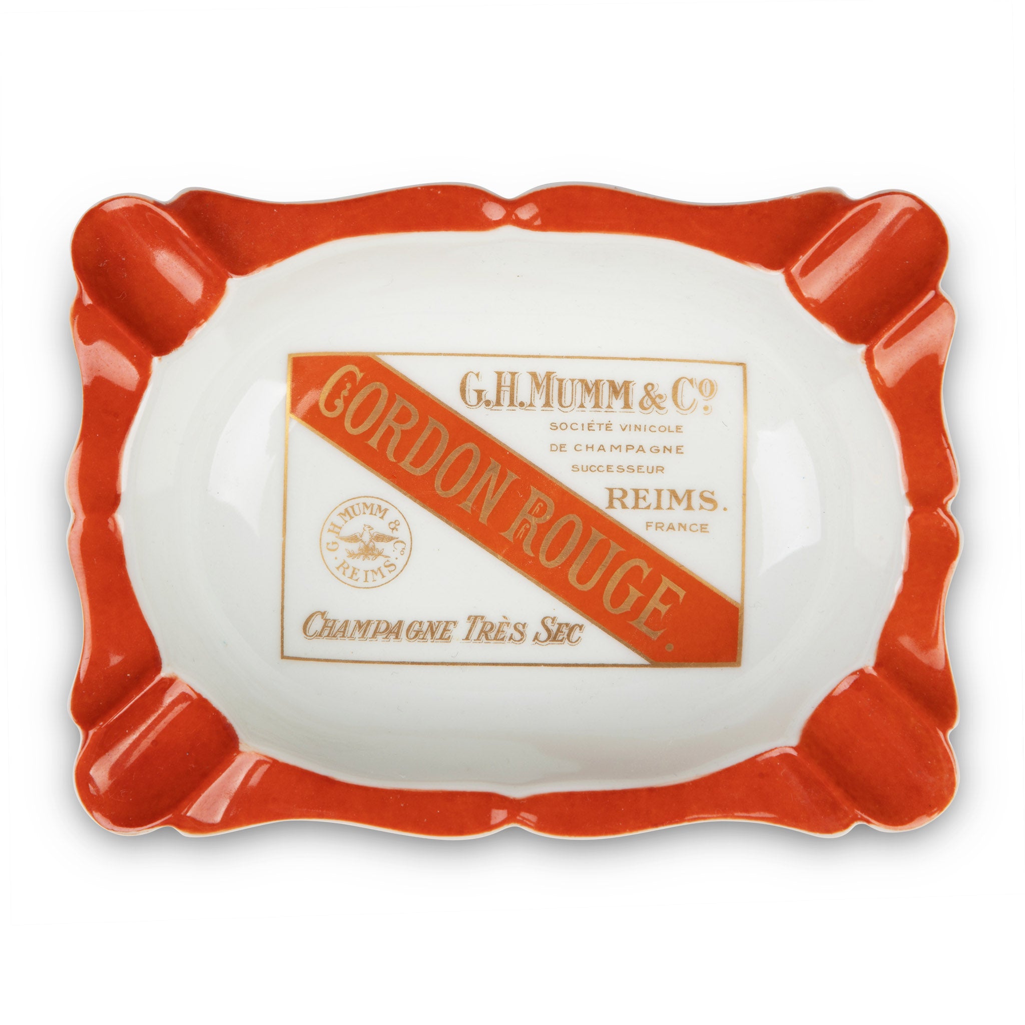 Champagne G. H. Mumm Gordon Rouge Ashtray