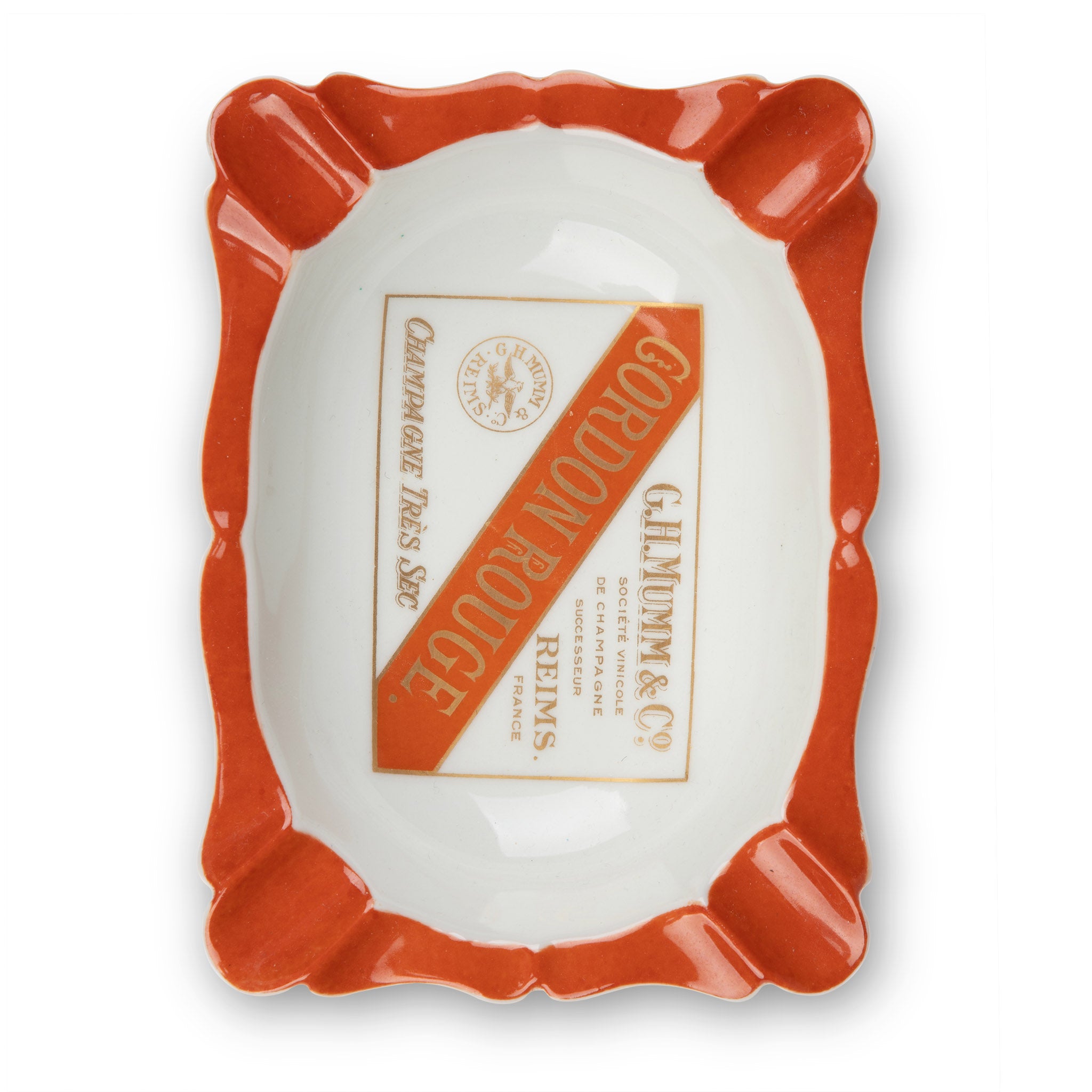Champagne G. H. Mumm Gordon Rouge Ashtray