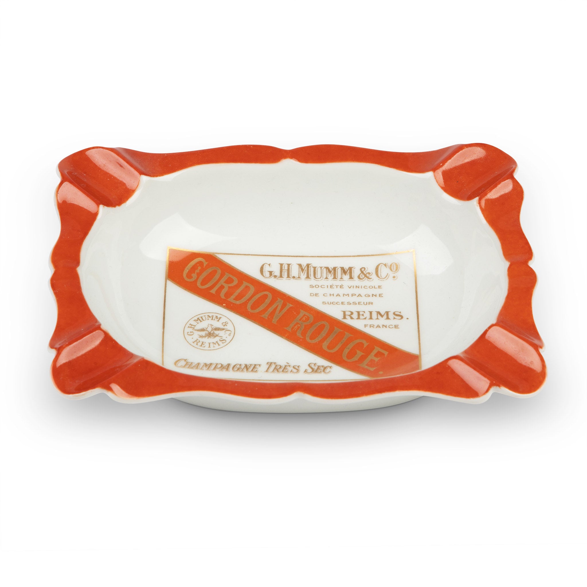 Champagne G. H. Mumm Gordon Rouge Ashtray
