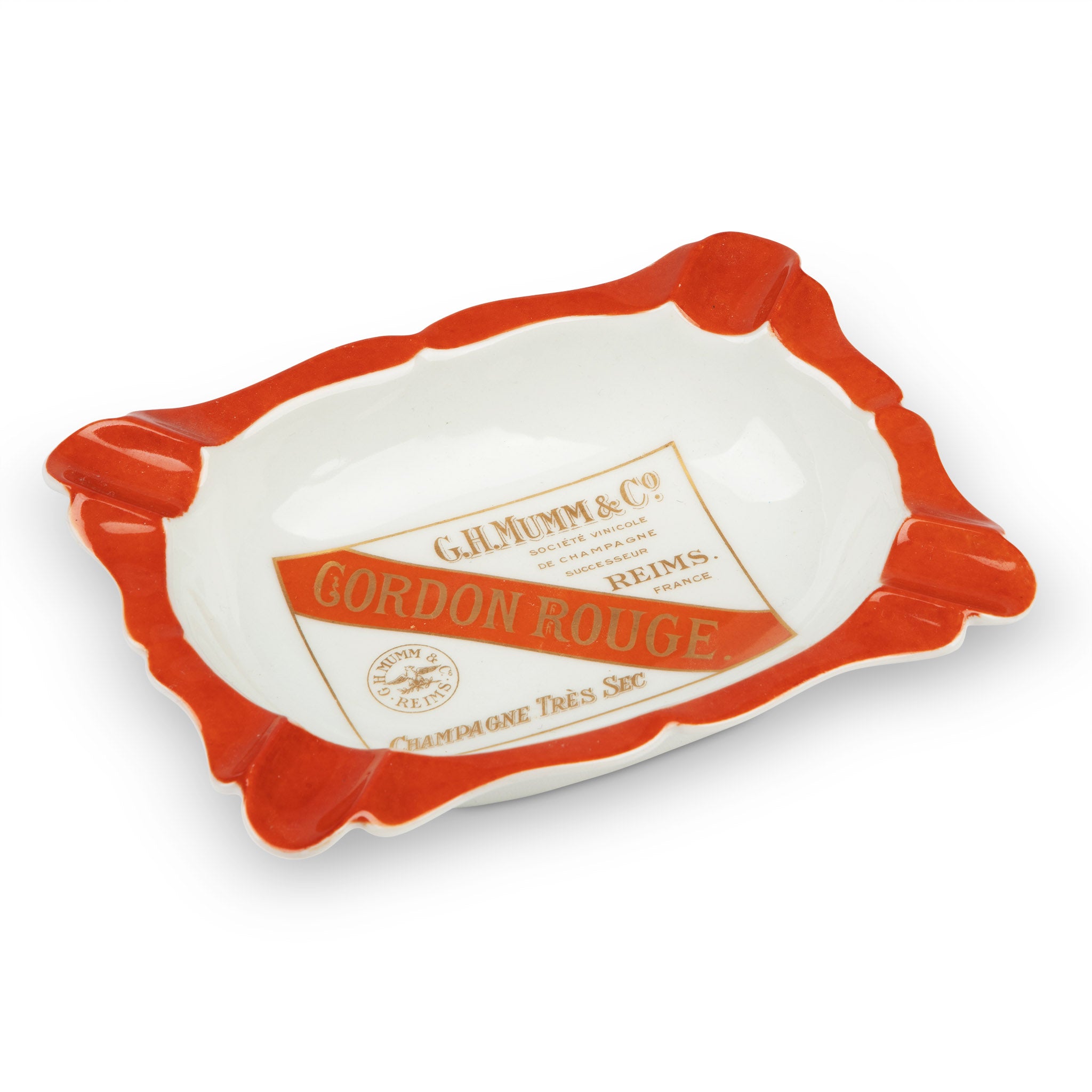 Champagne G. H. Mumm Gordon Rouge Ashtray