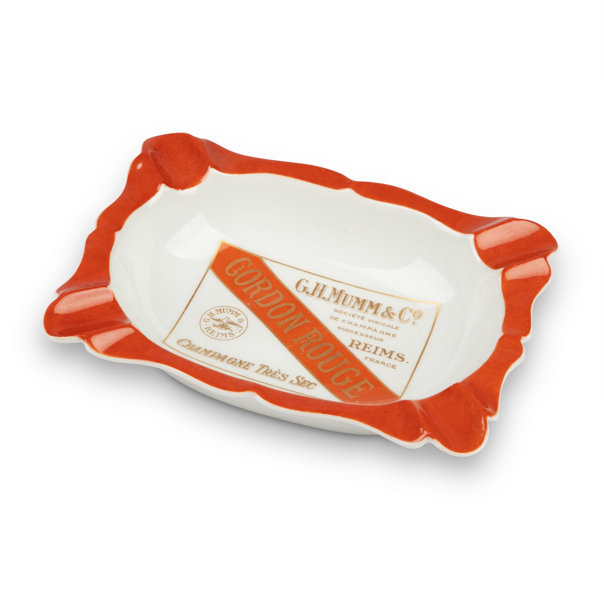 Champagne G. H. Mumm Gordon Rouge Ashtray