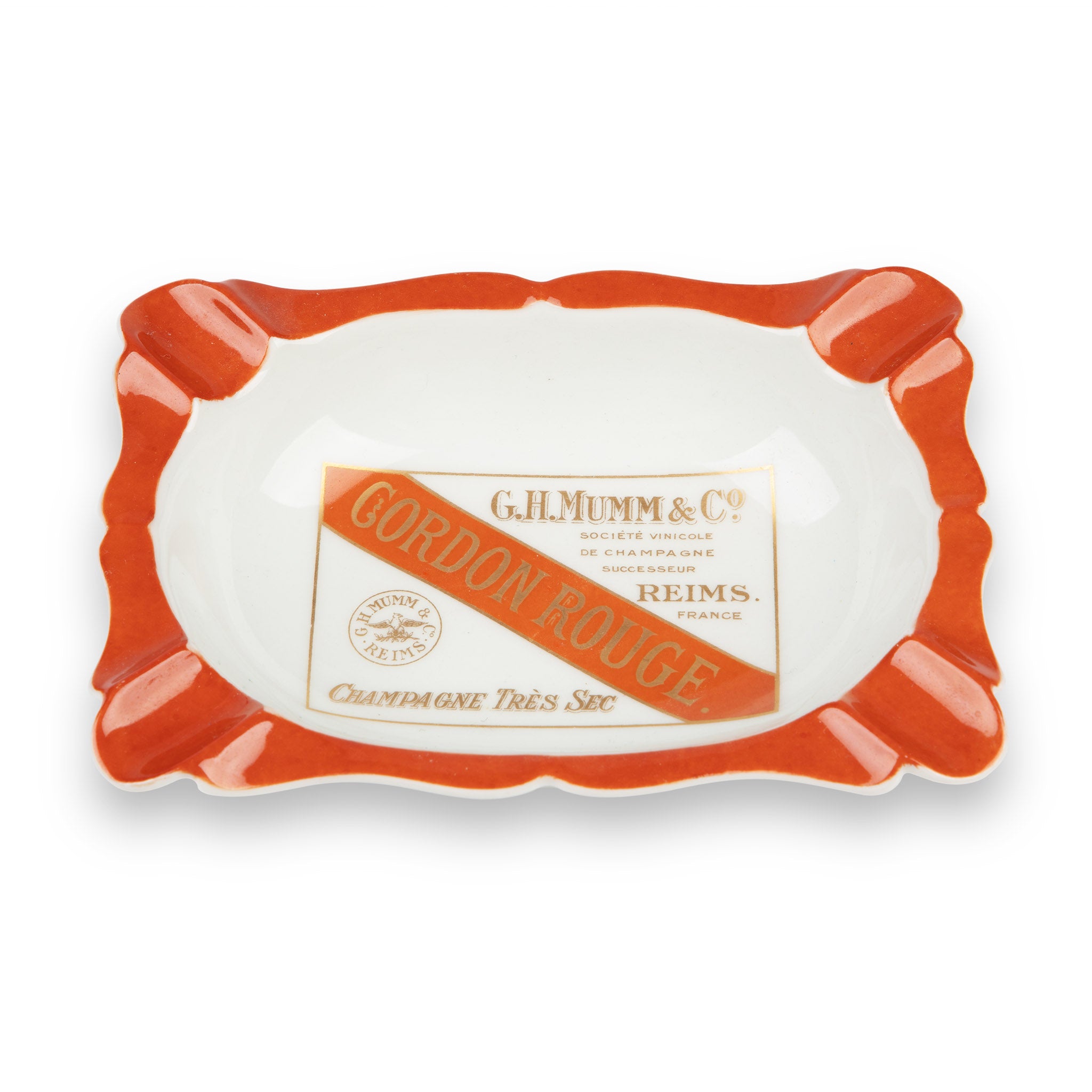Champagne G. H. Mumm Gordon Rouge Ashtray