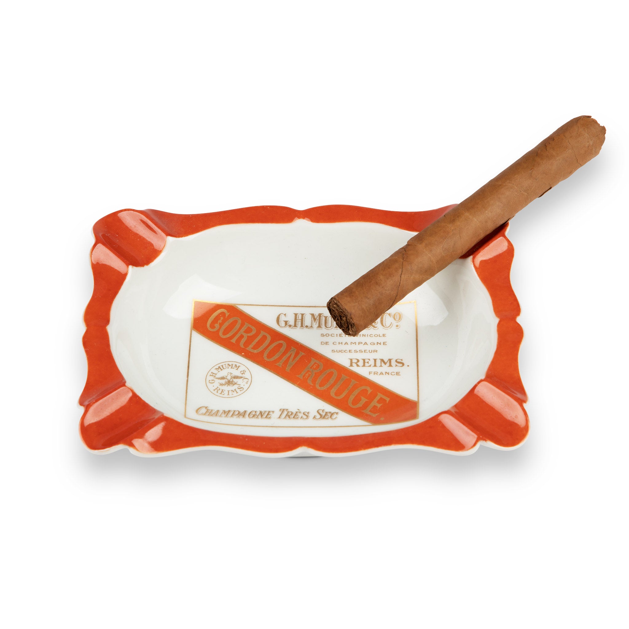Champagne G. H. Mumm Gordon Rouge Ashtray