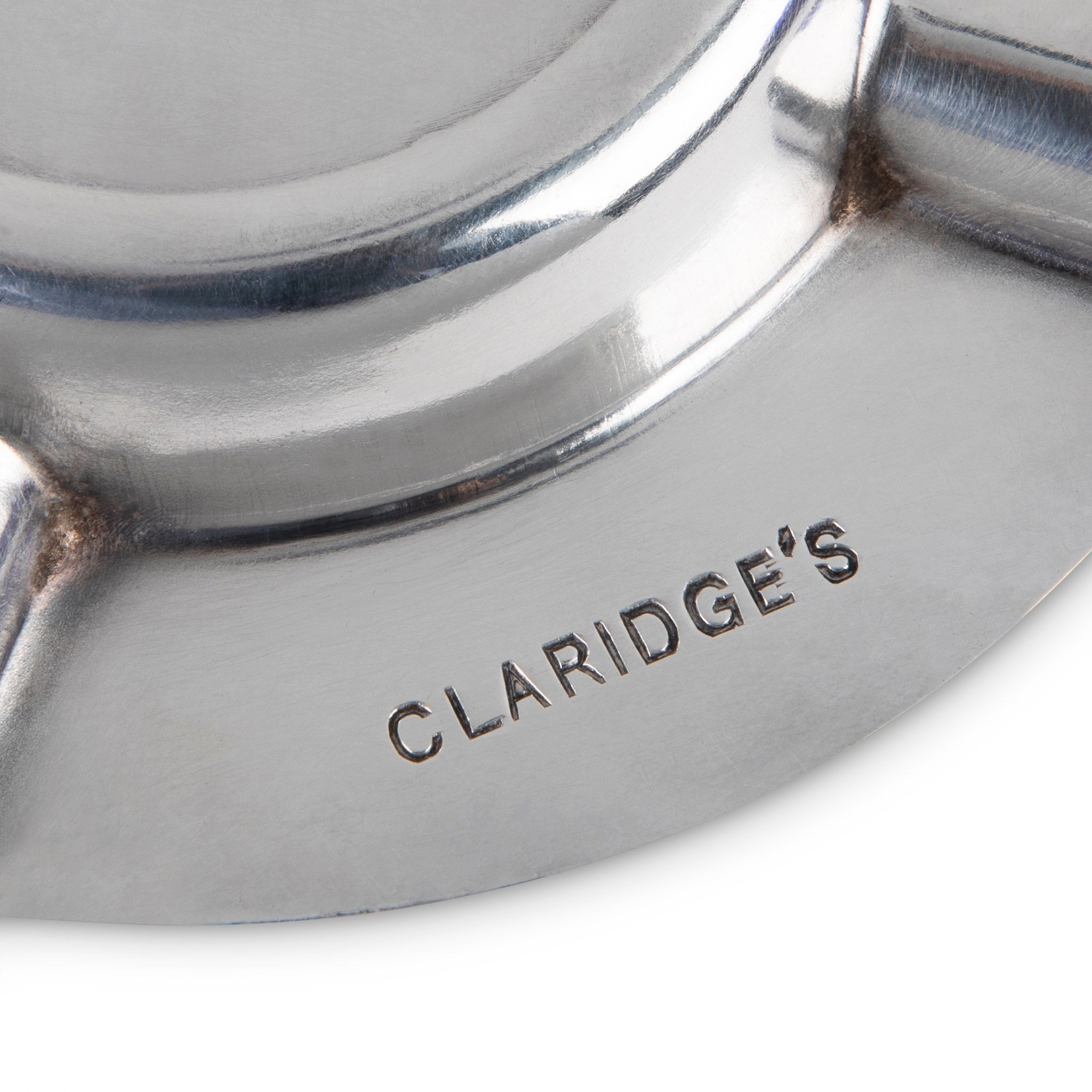 Vintage Silver Claridge's Hotel London Ashtray