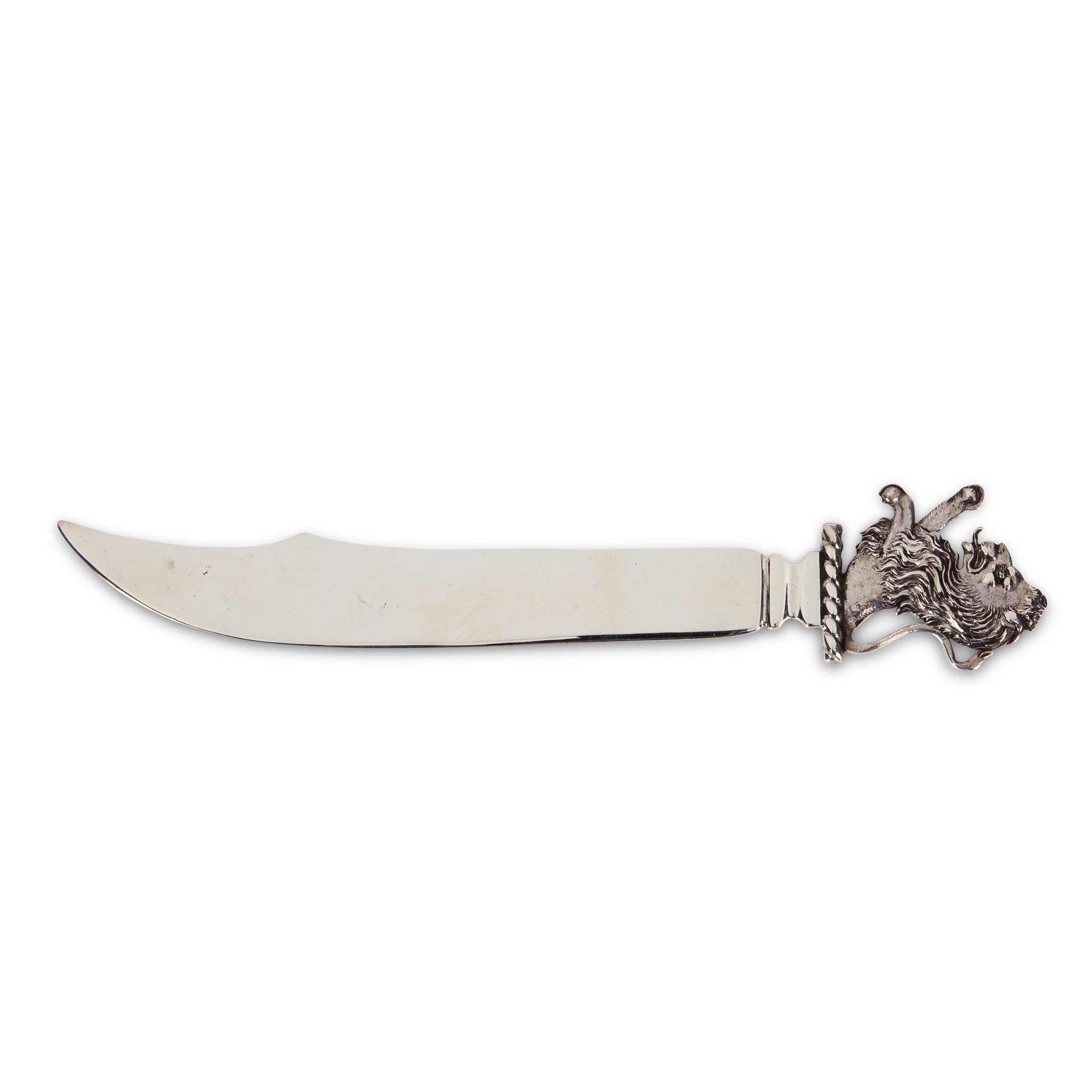 George Shiebler Rampant Lion Sterling Letter Opener