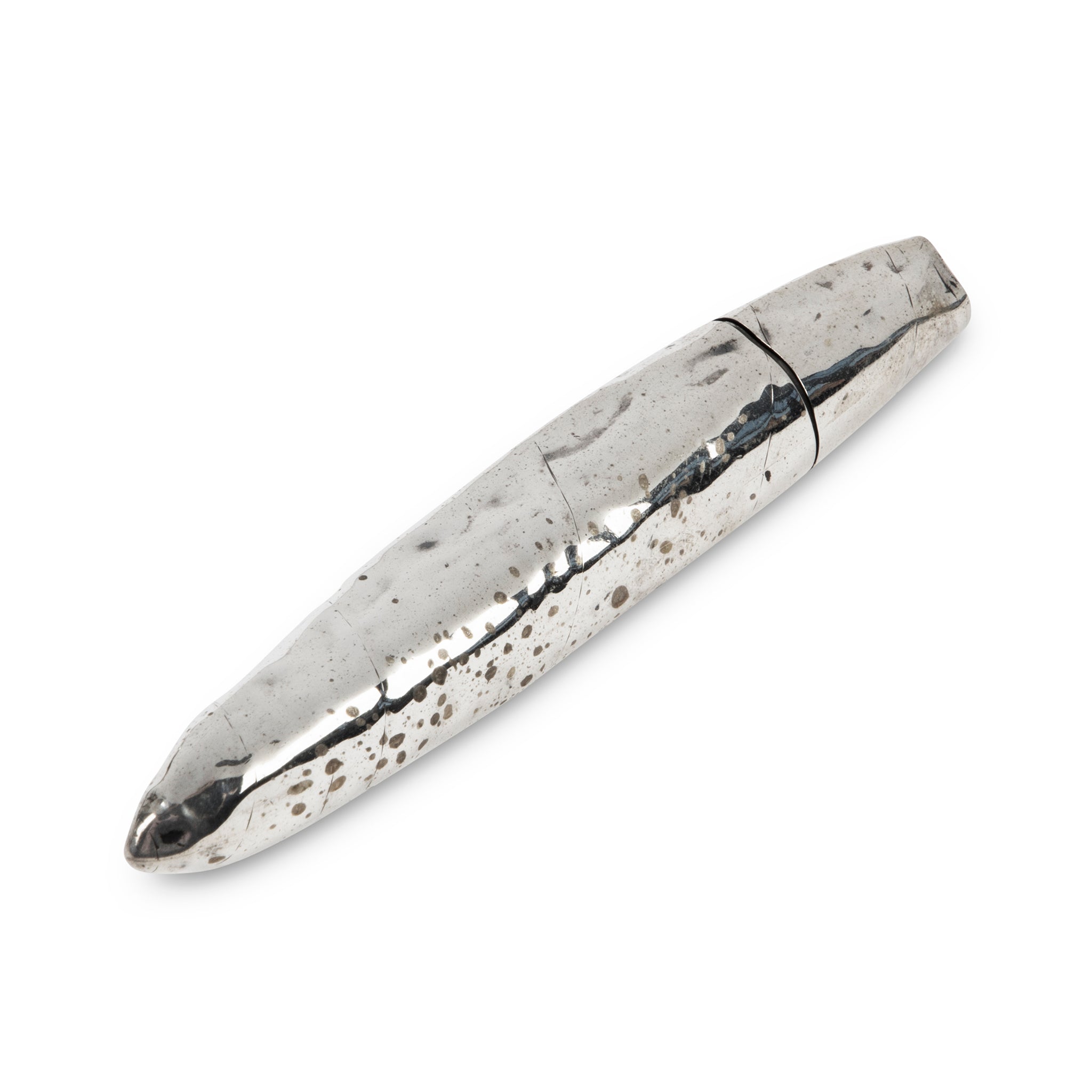 Perfecto Cigar Trompe-l'oeil Silver Match Vesta