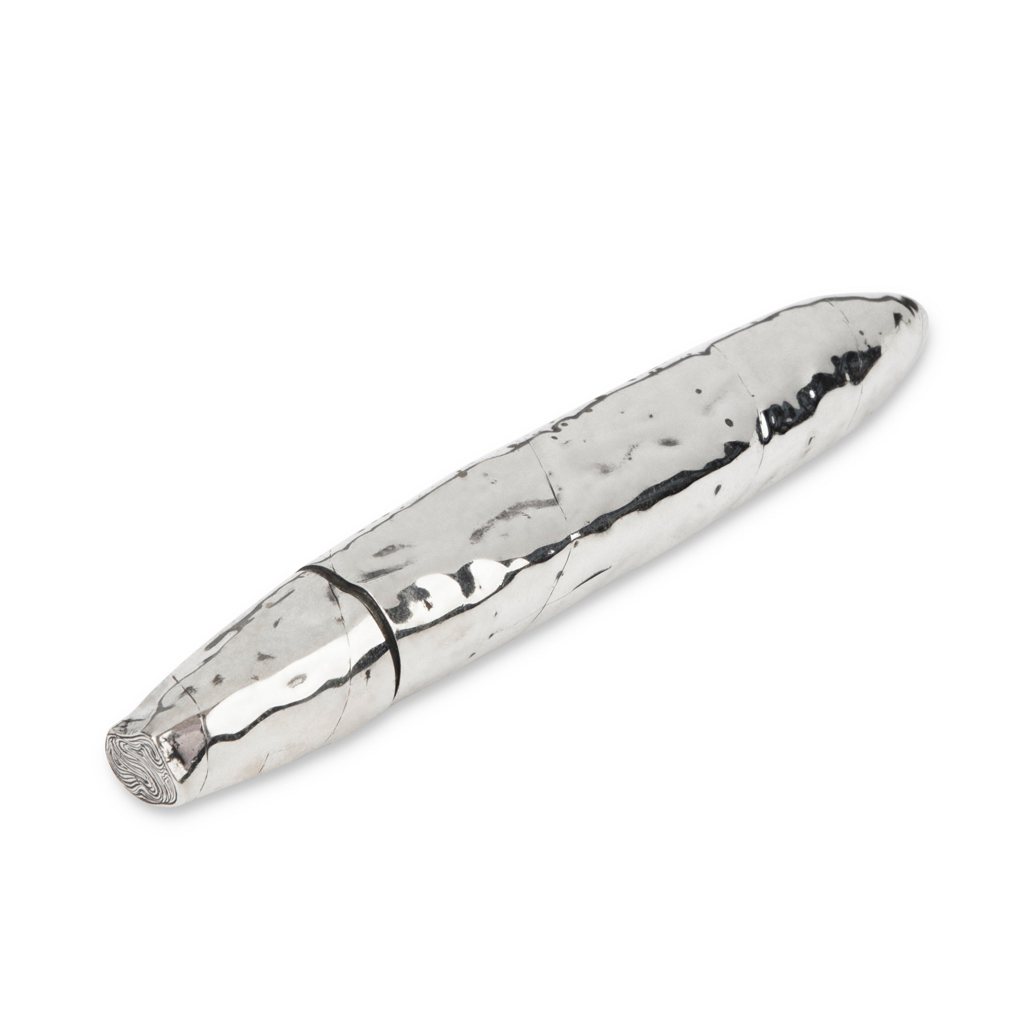 Perfecto Cigar Trompe-l'oeil Silver Match Vesta