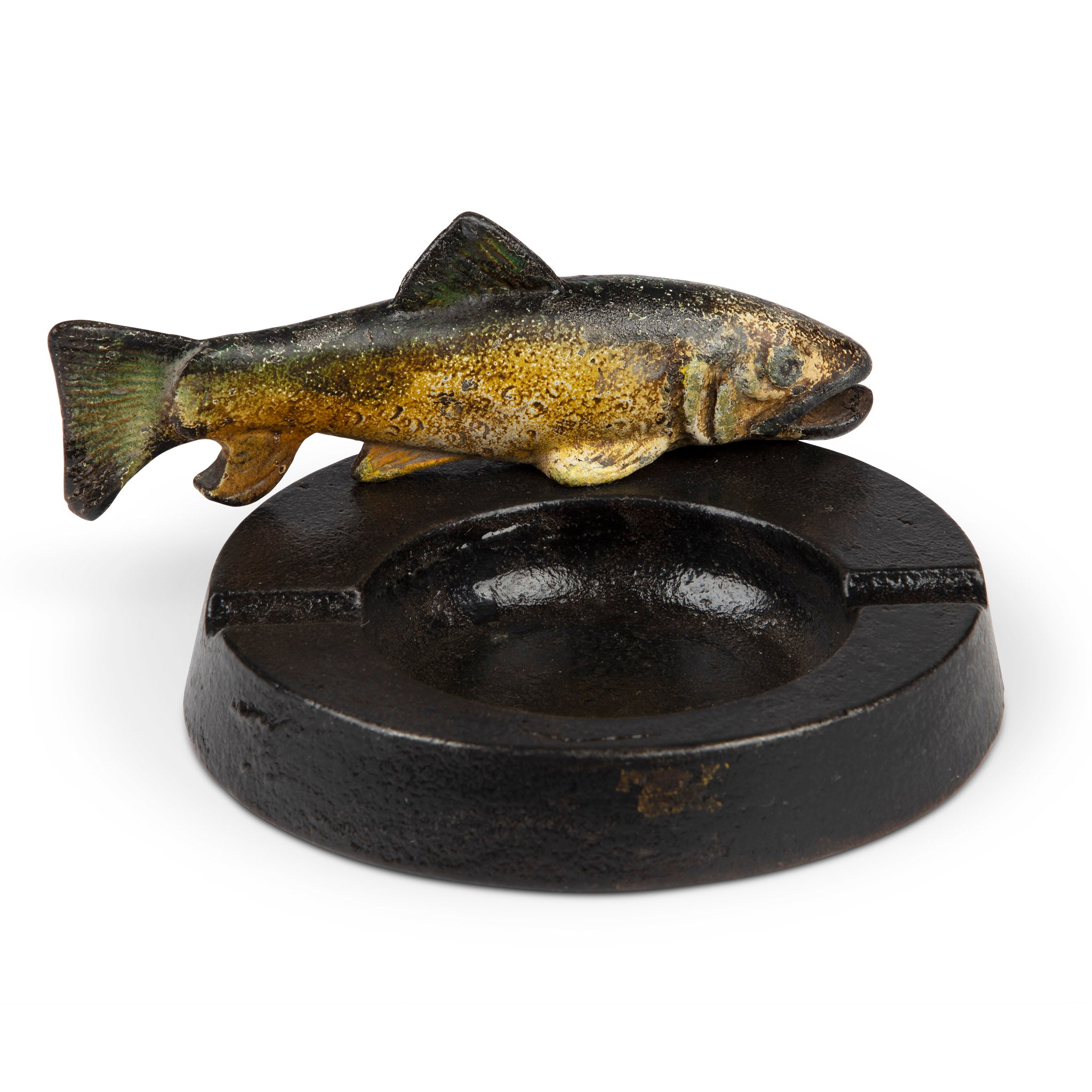 Vintage Cast Iron Fish Ashtray