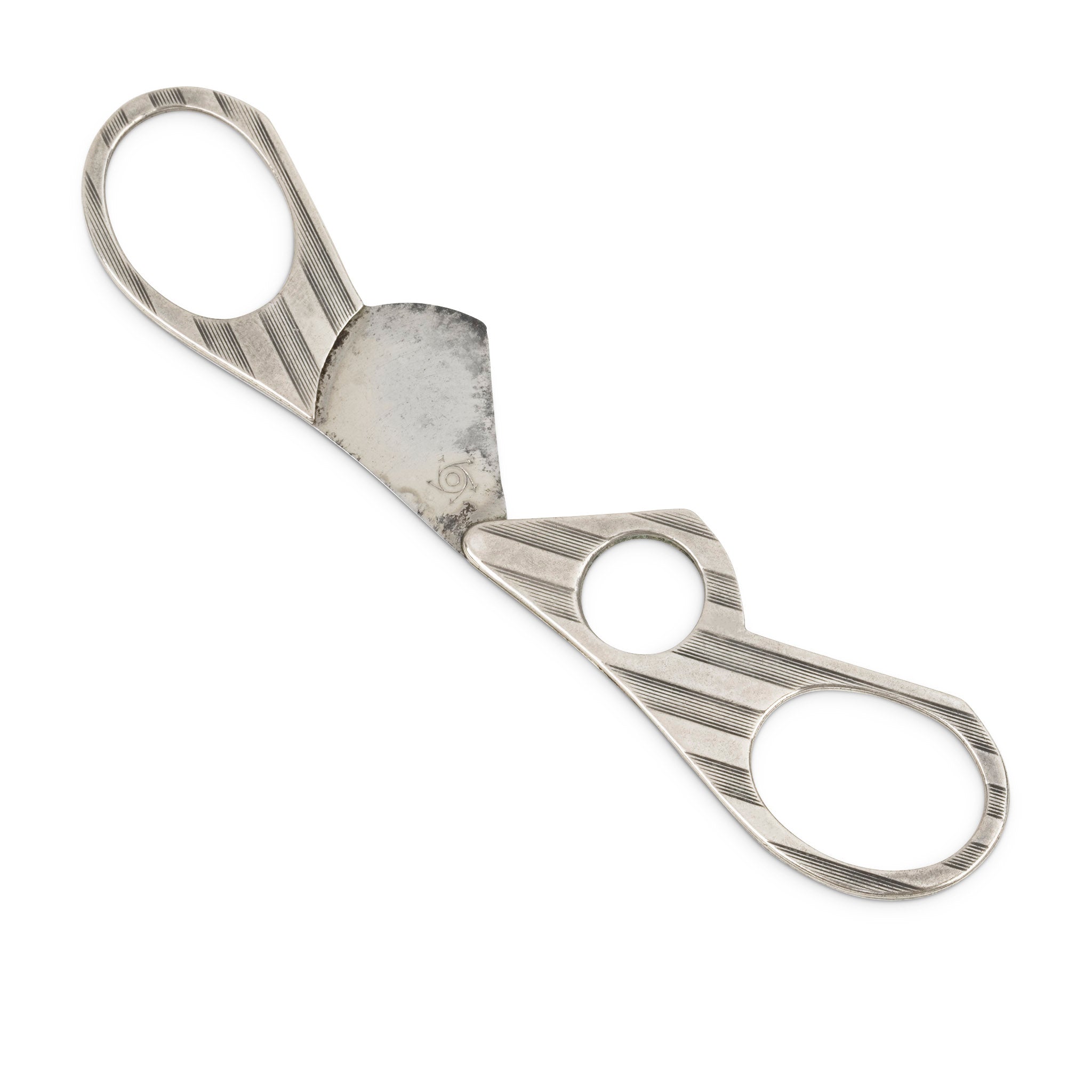 Vintage Sterling Silver Pocket Cigar Scissors