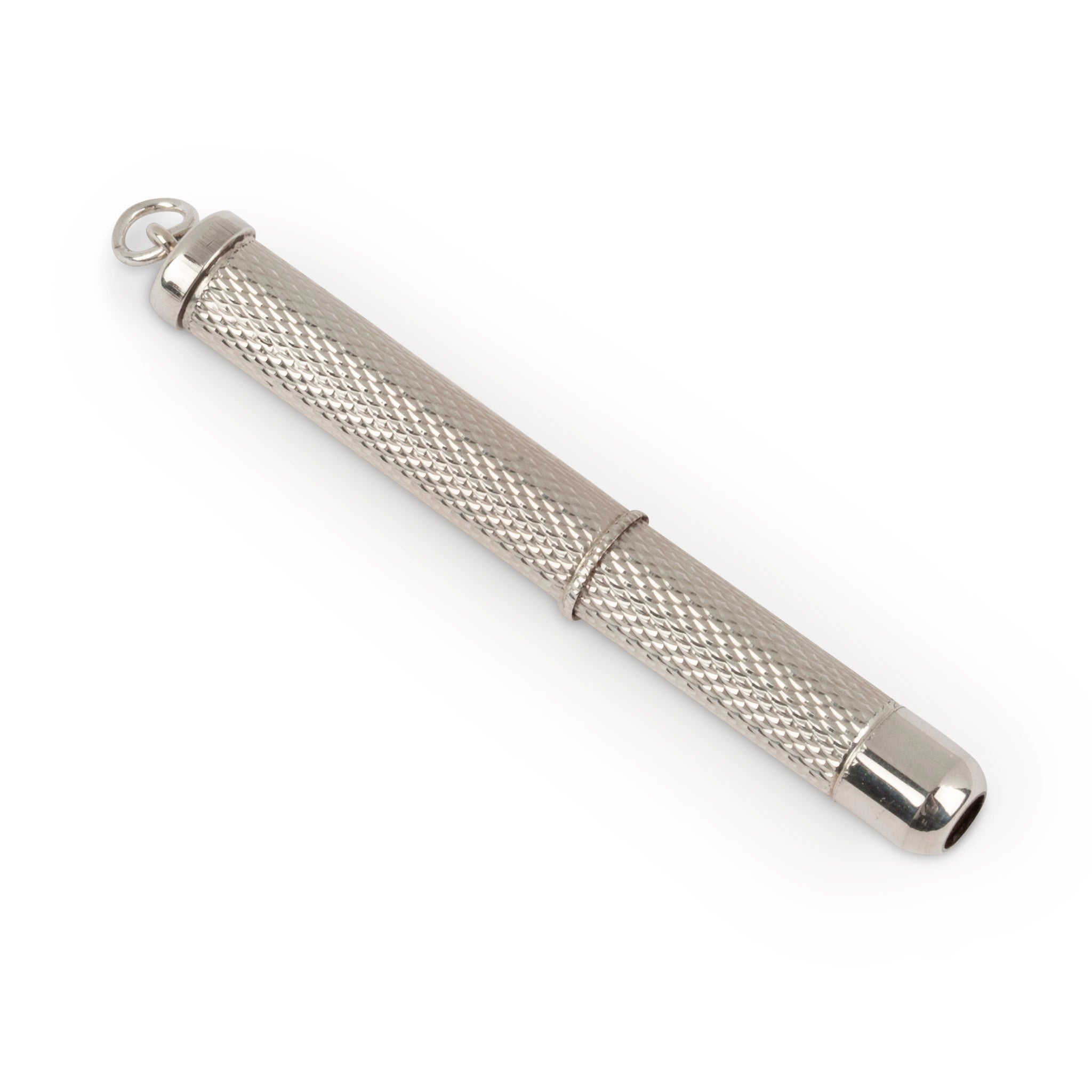 Sterling Engined Turned Cigar Poker