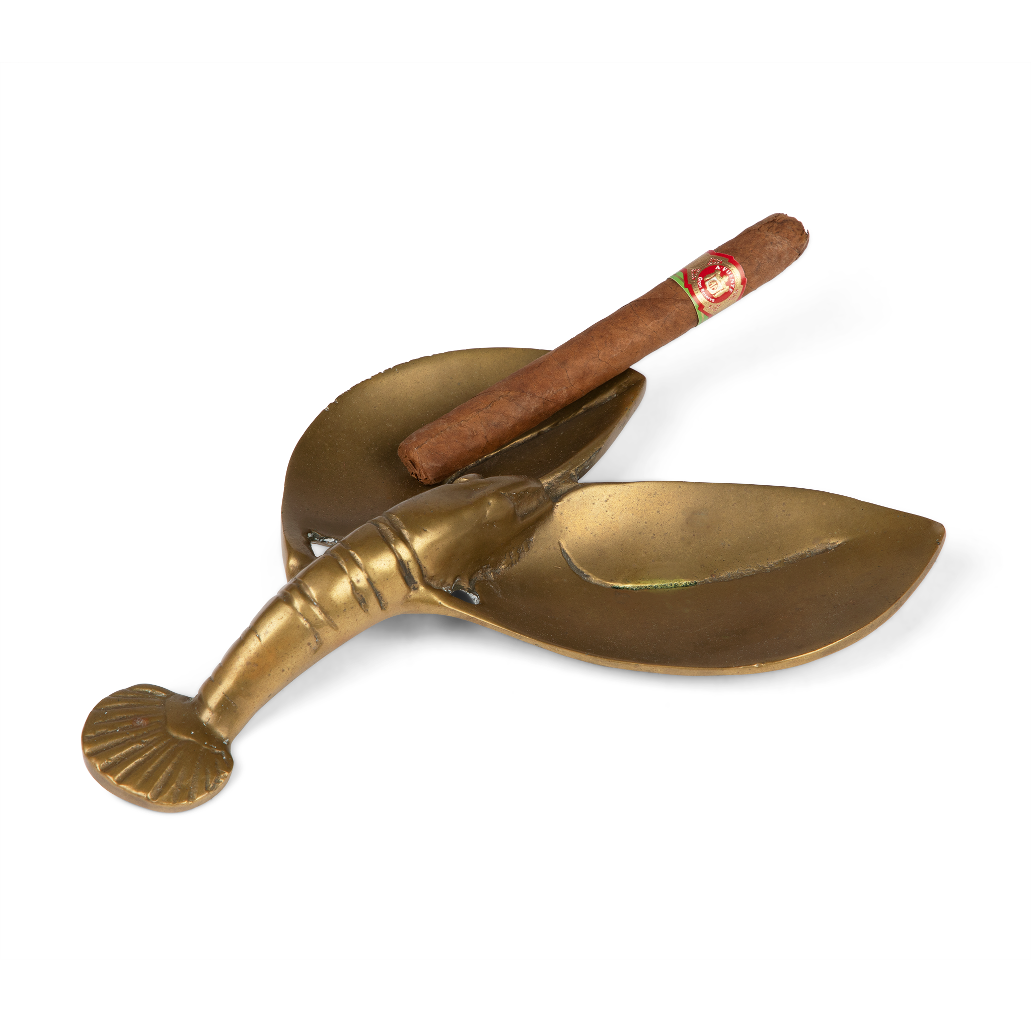 Vintage Brass Lobster Ashtray Dish