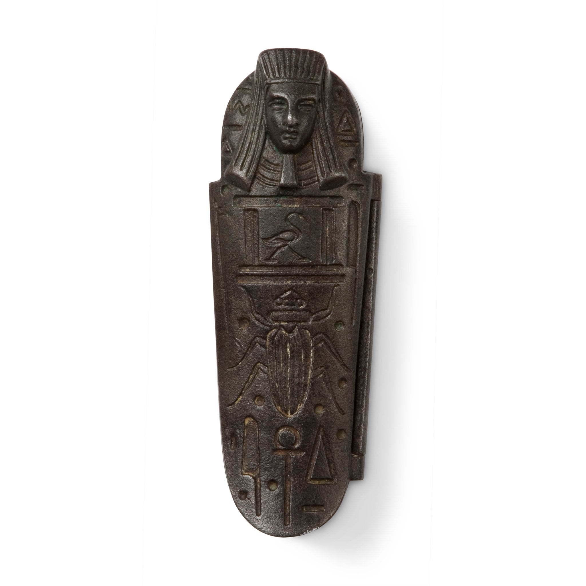 Egyptian Revival Sarcophagus Match Striker