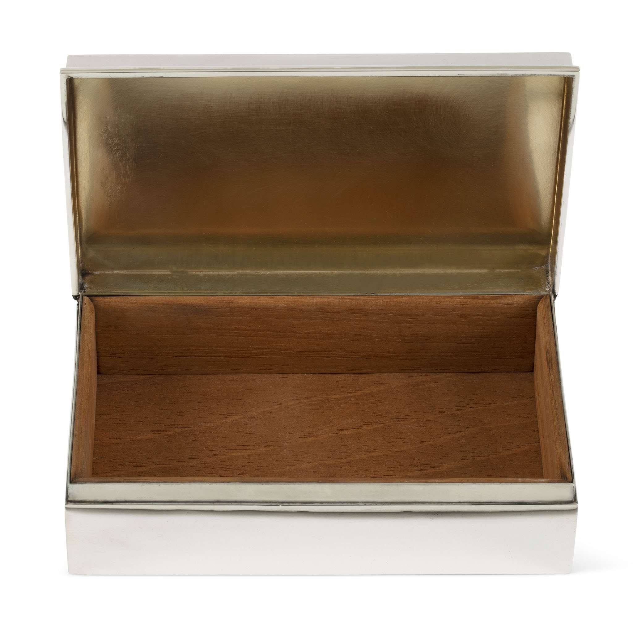Art Deco Tiffany & Co. Sterling Silver Cigar Box