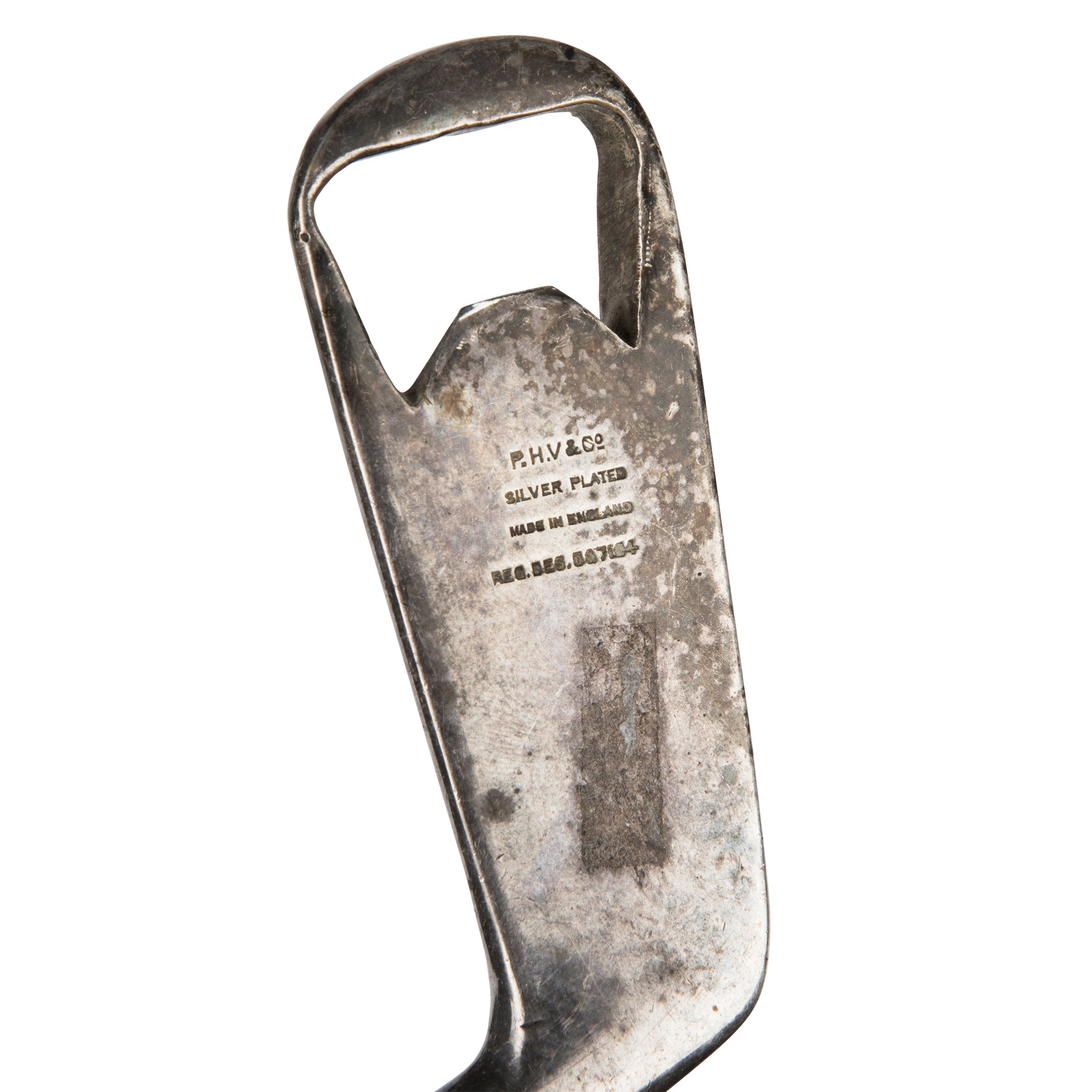 P.H. Vogel & Co. Silver Golf Club Corkscrew Bottle Opener