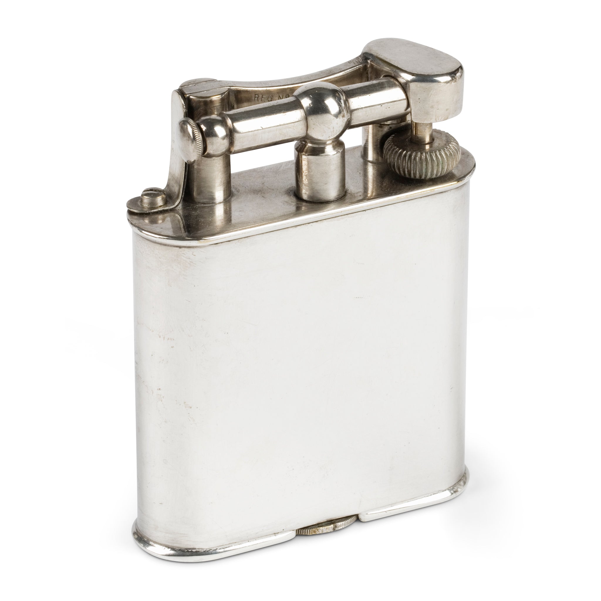 Dunhill Silver Lift-Arm Table Lighter