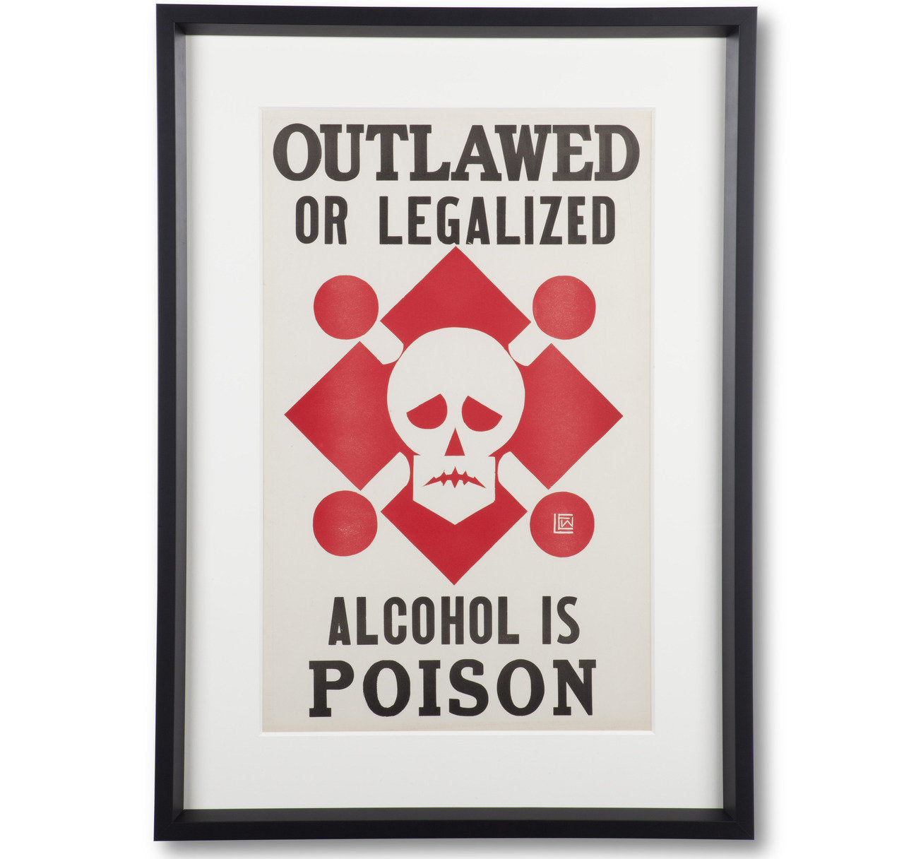 "Alcohol Is Poison" Prohibition Poster