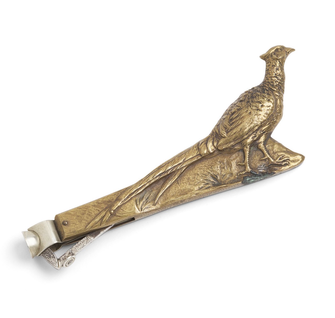 Antique Bronze Partridge Cigar Cutter