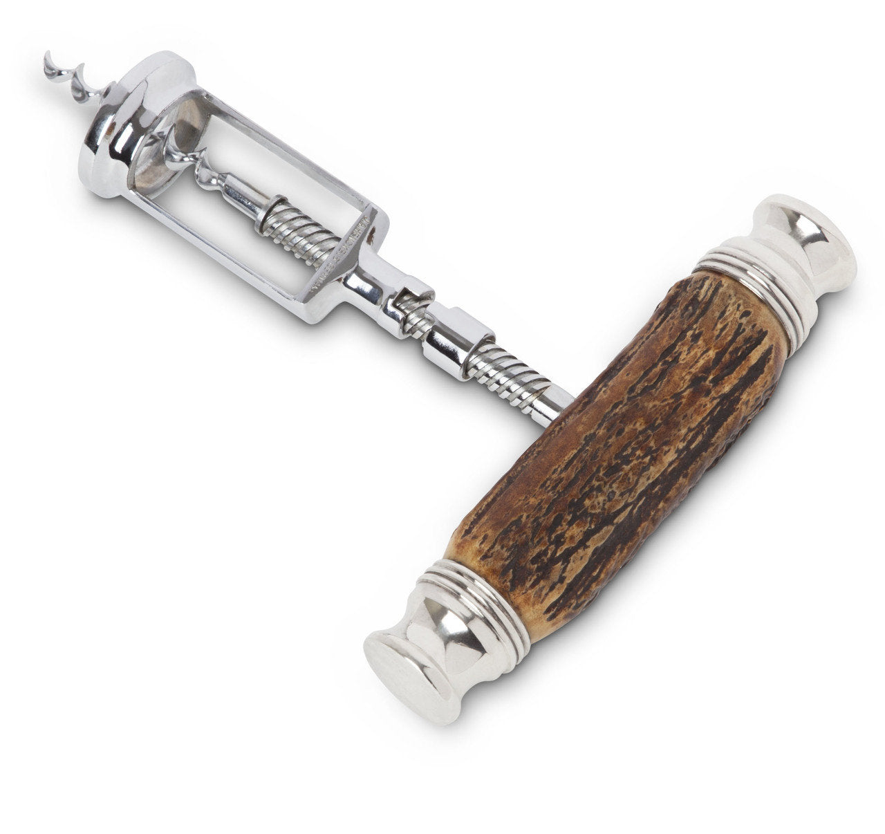 Sterling Silver Antler Handled Corkscrew