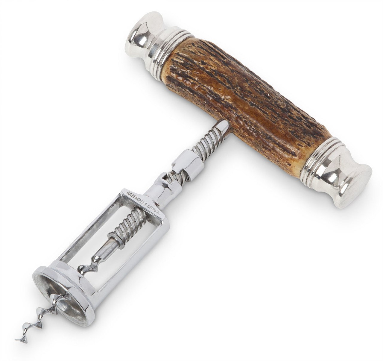 Sterling Silver Antler Handled Corkscrew