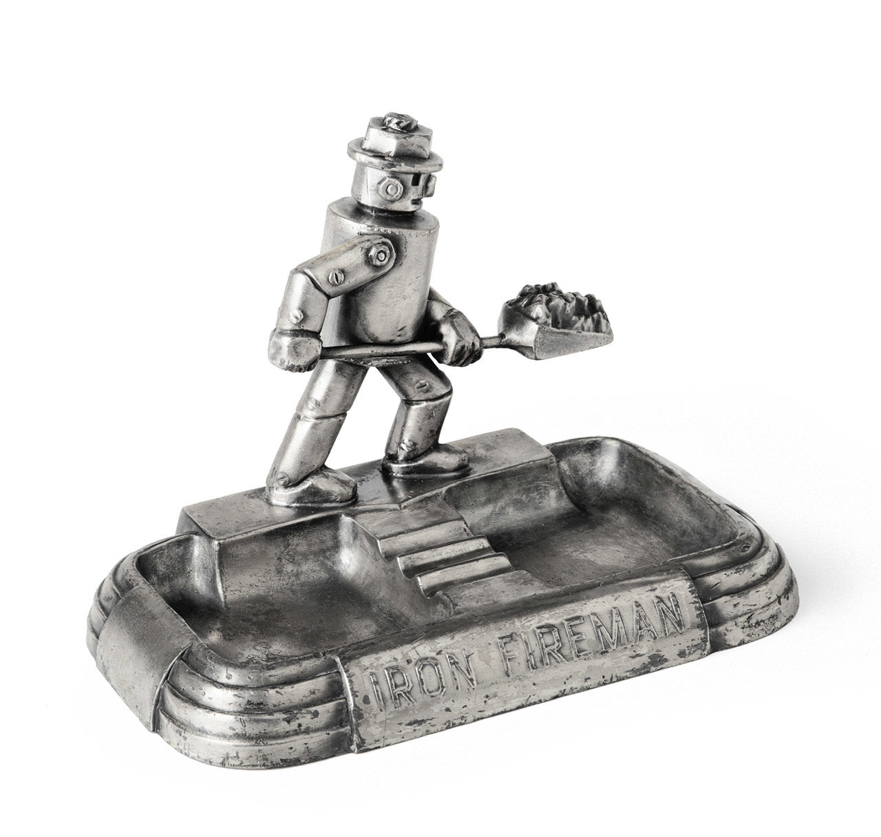 Art Deco Iron Fireman Ashtray