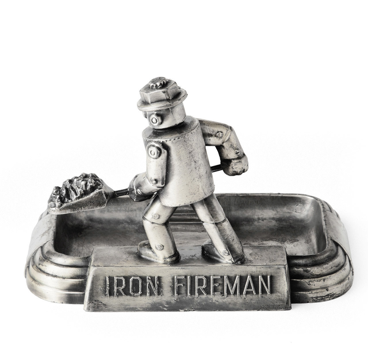 Art Deco Iron Fireman Ashtray